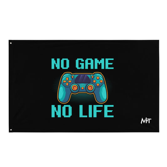 No Game; No Life - Flag by DarkByteGear