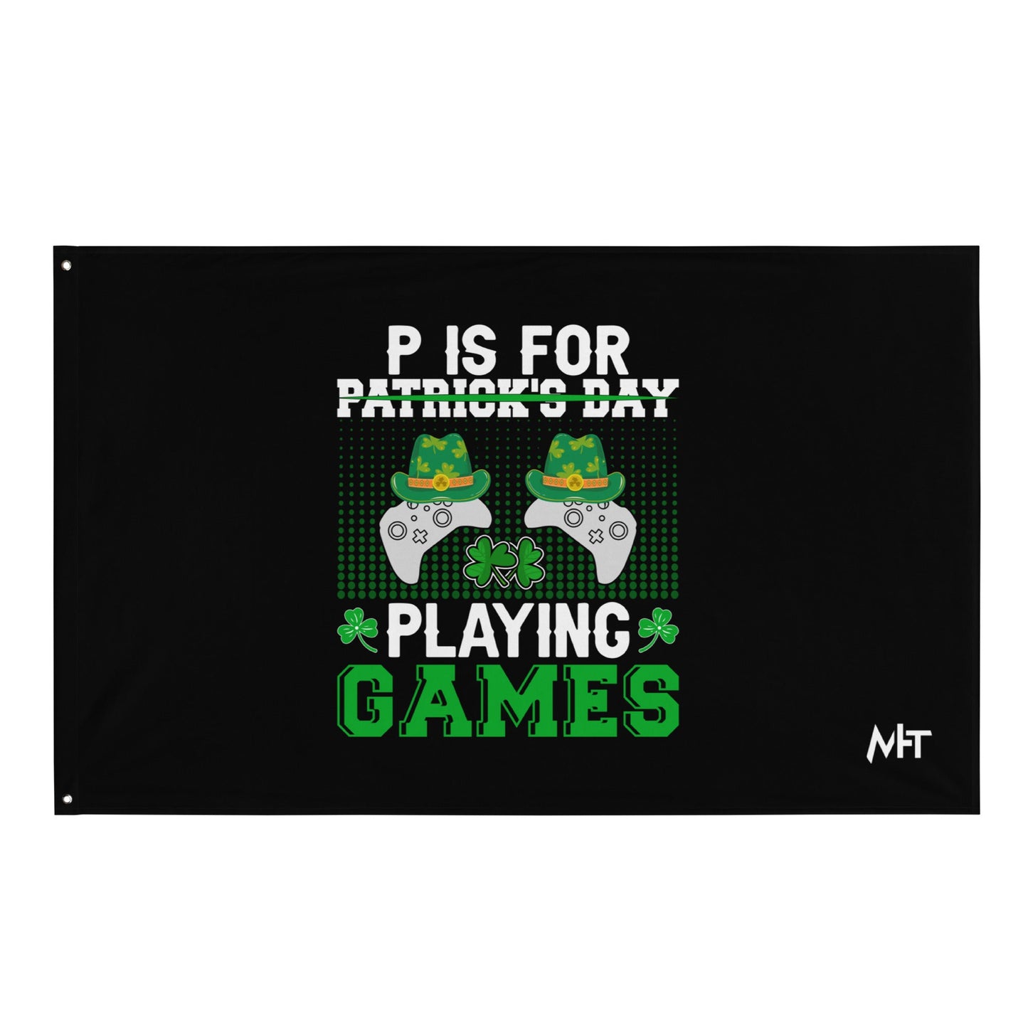 P is for "Playing Games" - Flag by DarkByteGear
