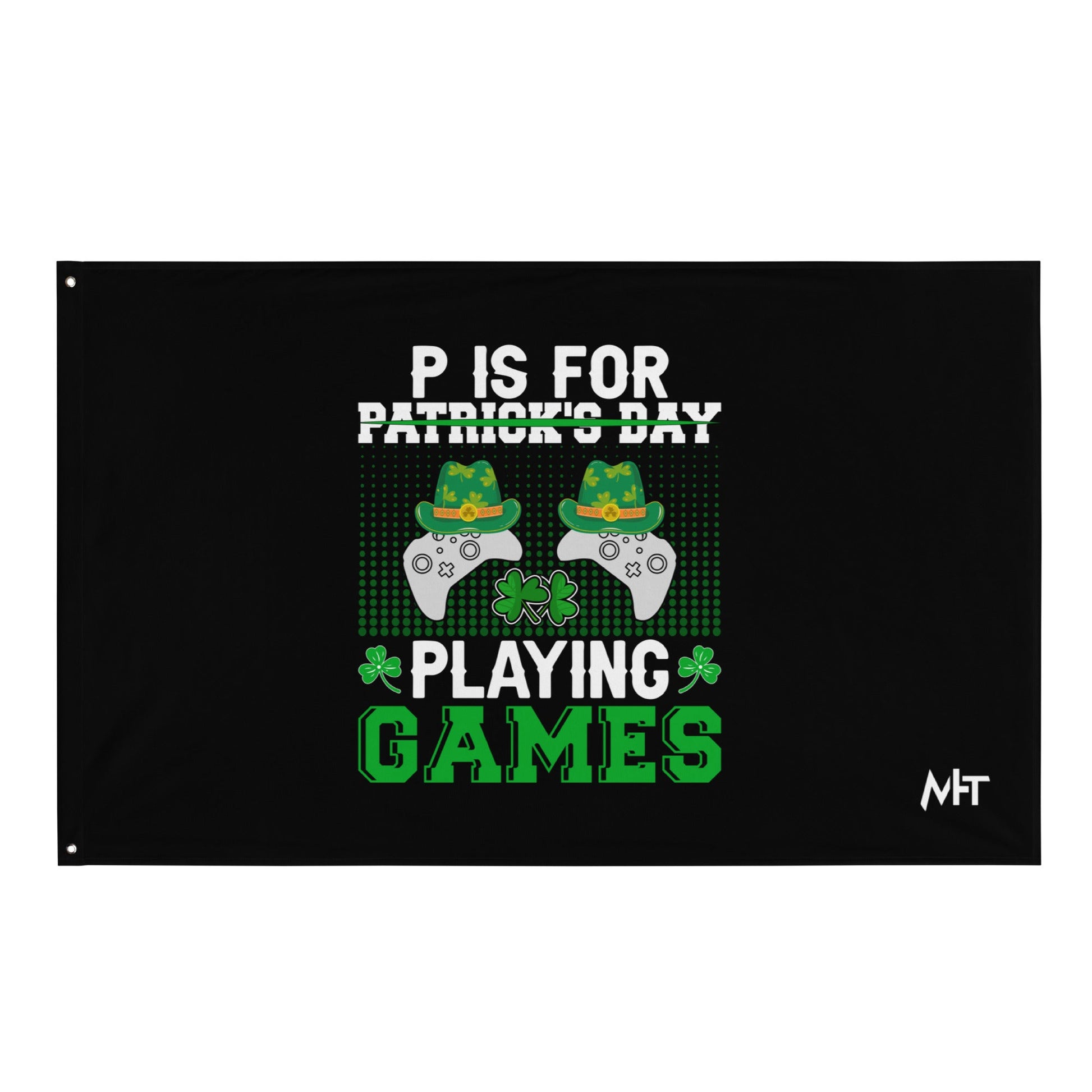 P is for "Playing Games" - Flag by DarkByteGear