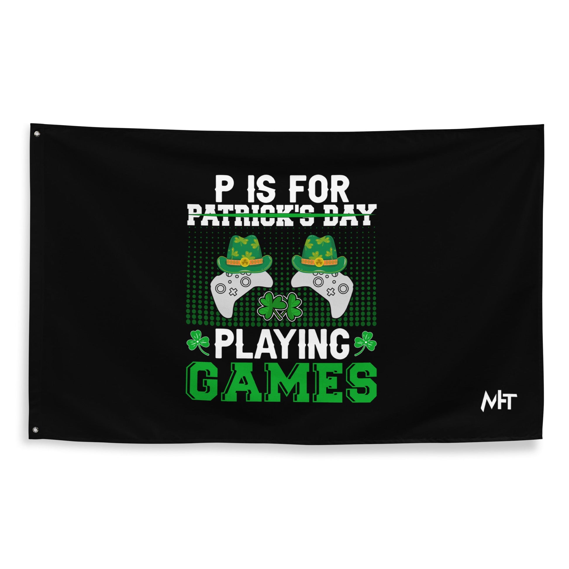 P is for "Playing Games" - Flag by DarkByteGear