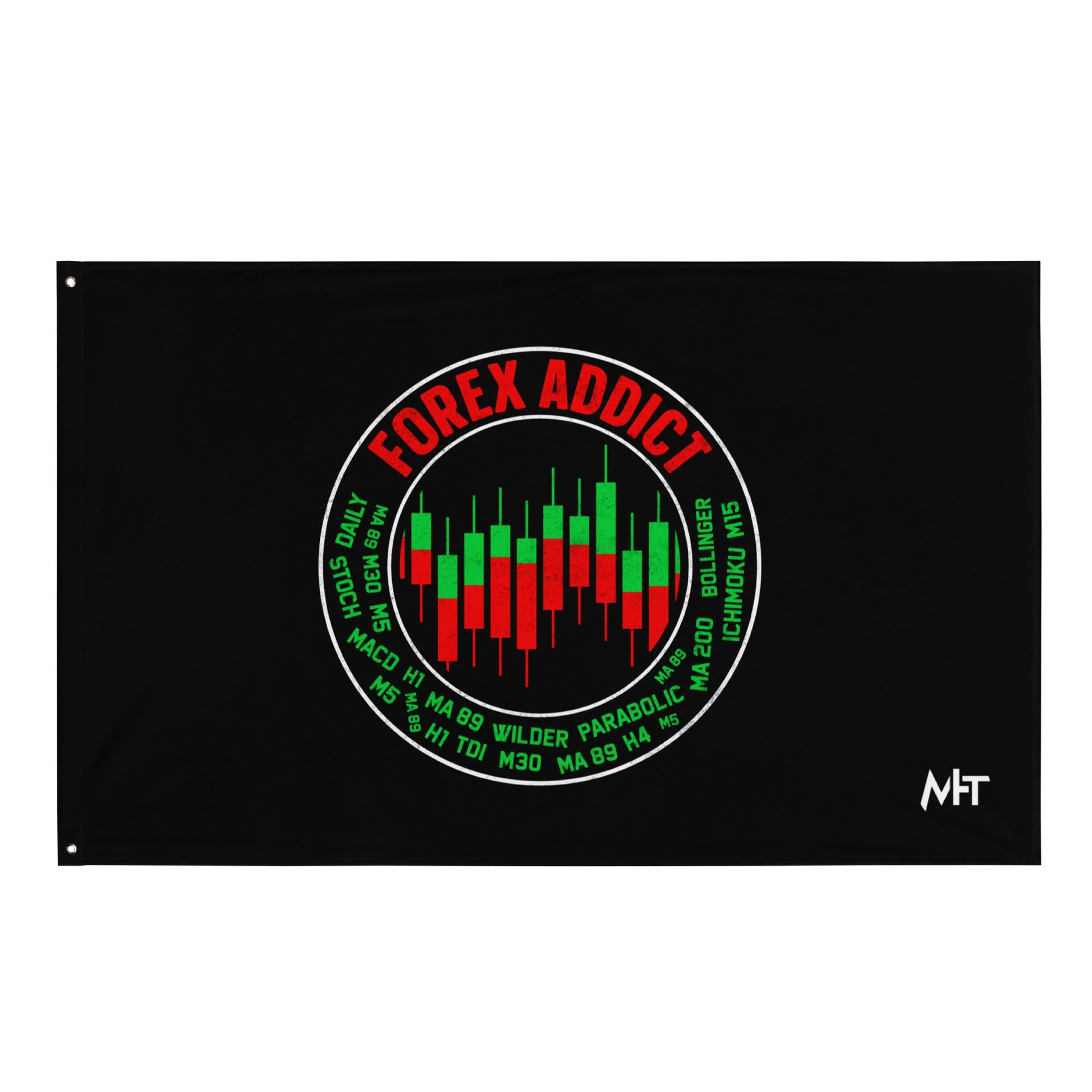 Forex Addict ( RK ) - Flag by DarkByteGear