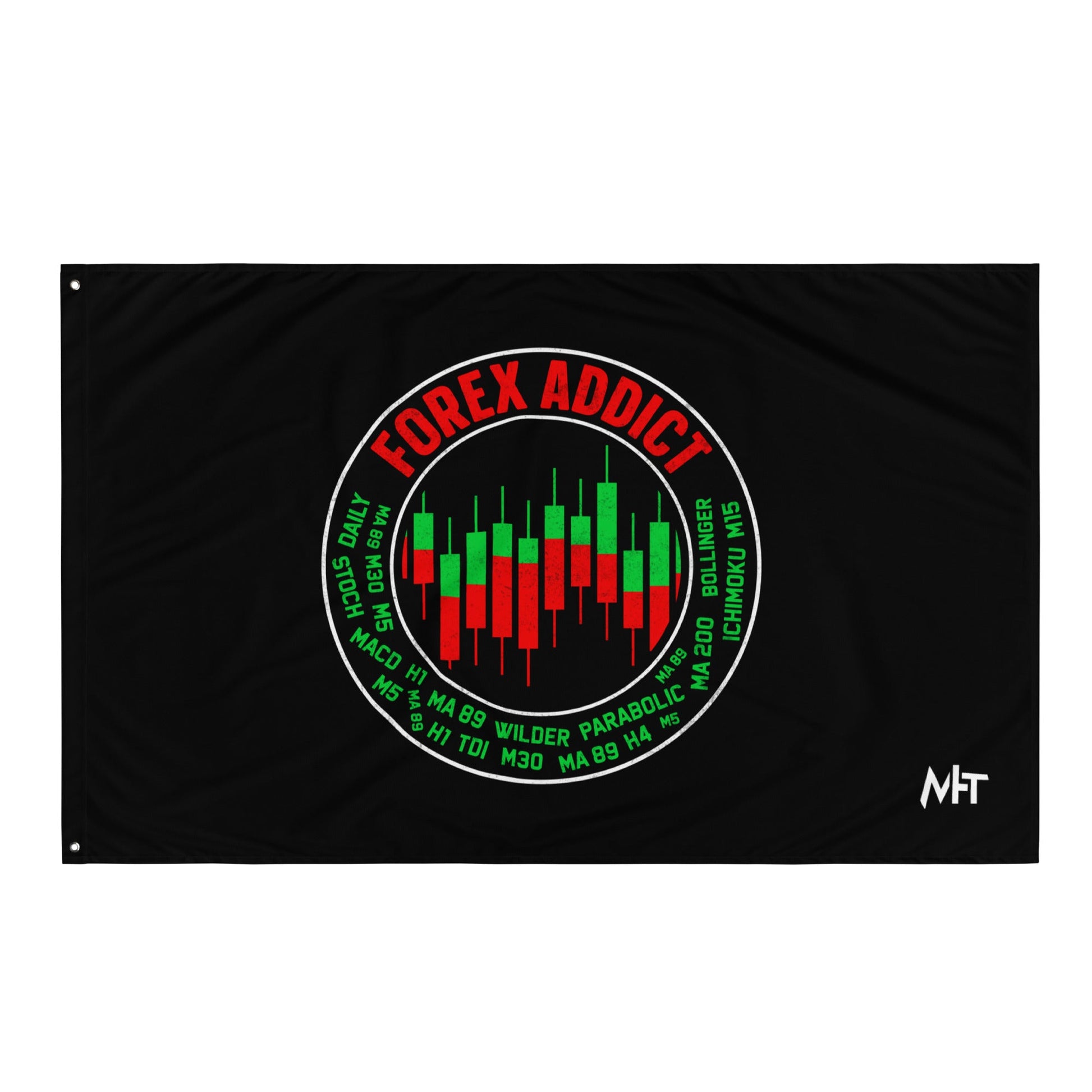 Forex Addict ( RK ) - Flag by DarkByteGear