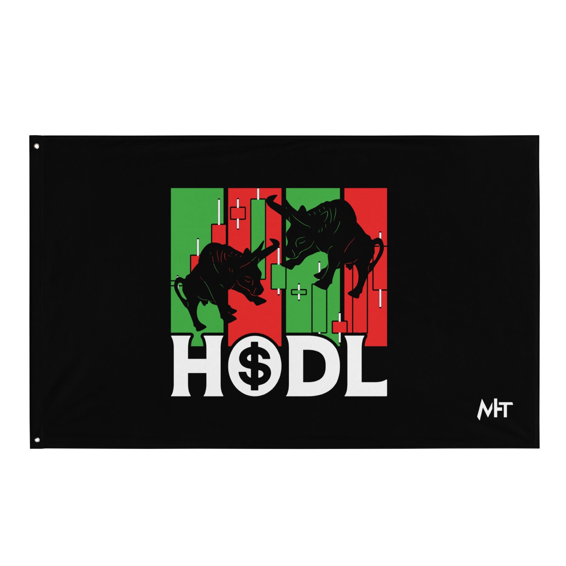 HODL - Flag by DarkByteGear