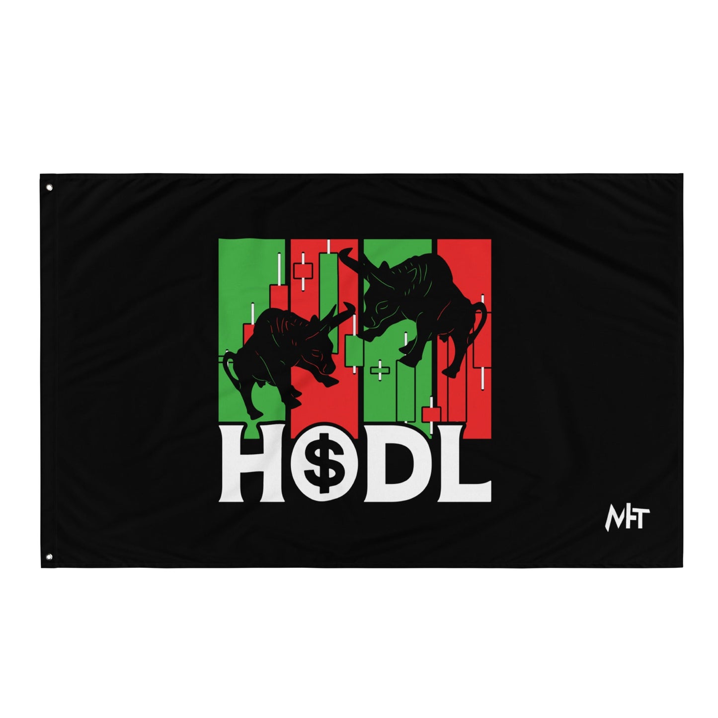 HODL - Flag by DarkByteGear