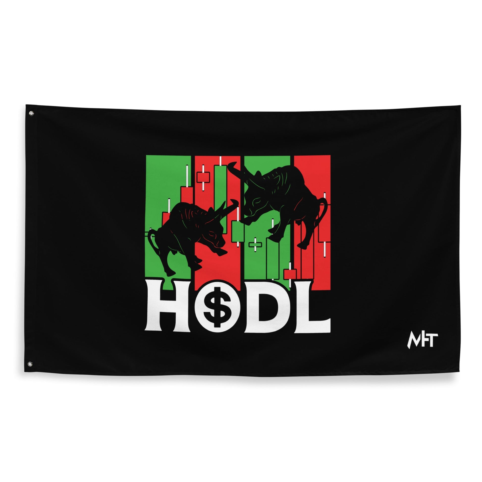 HODL - Flag by DarkByteGear
