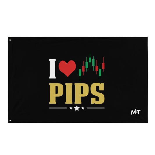 I Love Pips ( MAHFUZ ) - Flag by DarkByteGear