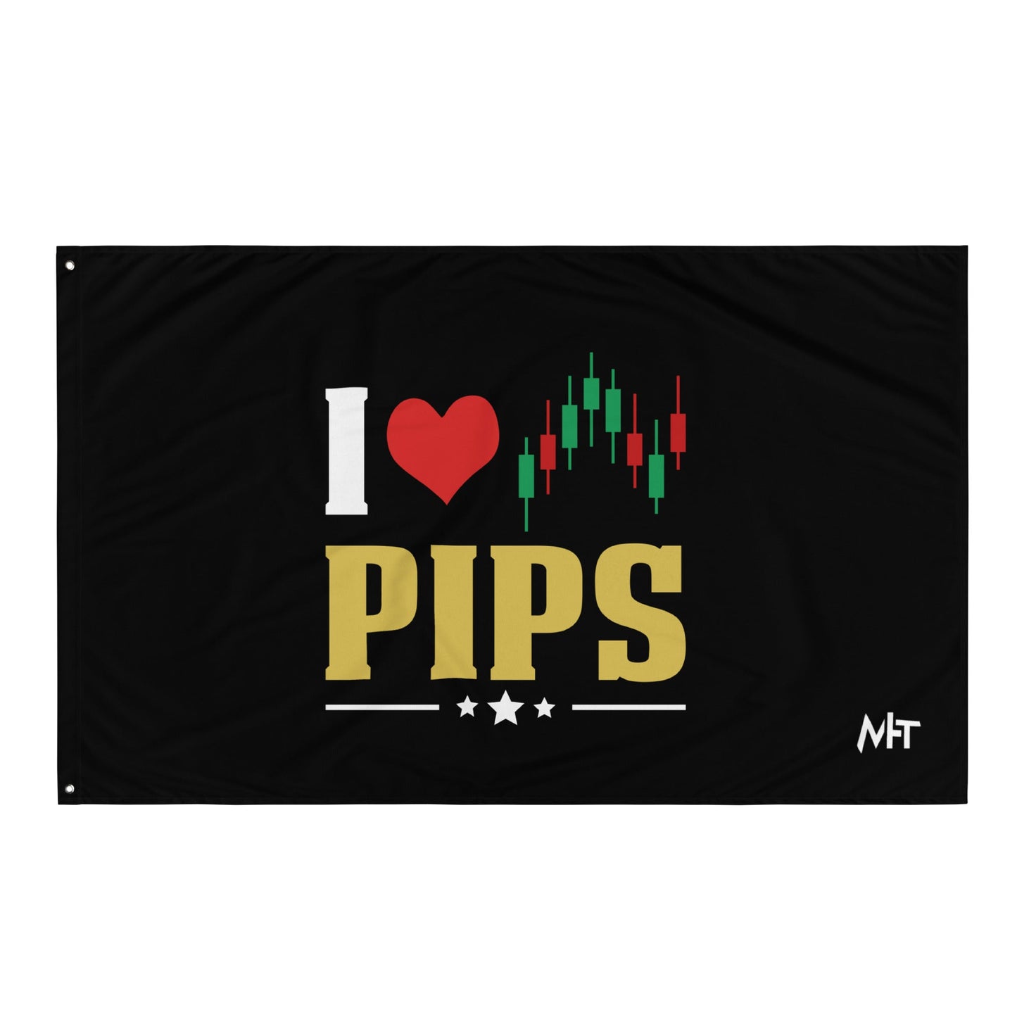 I Love Pips ( MAHFUZ ) - Flag by DarkByteGear