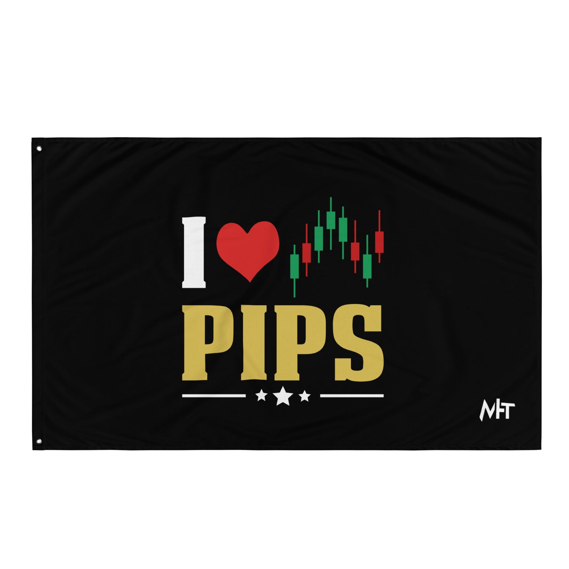 I Love Pips ( MAHFUZ ) - Flag by DarkByteGear