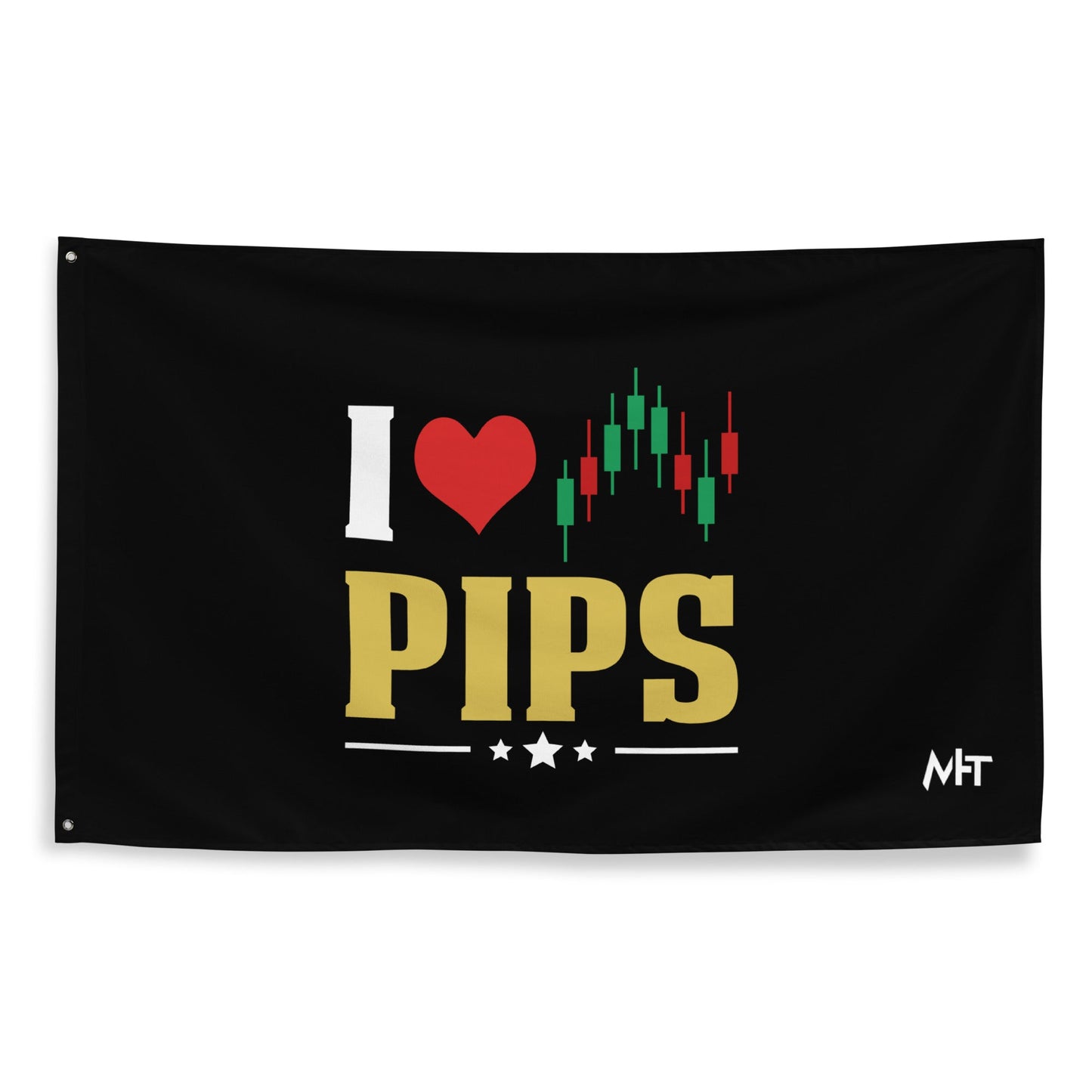 I Love Pips ( MAHFUZ ) - Flag by DarkByteGear