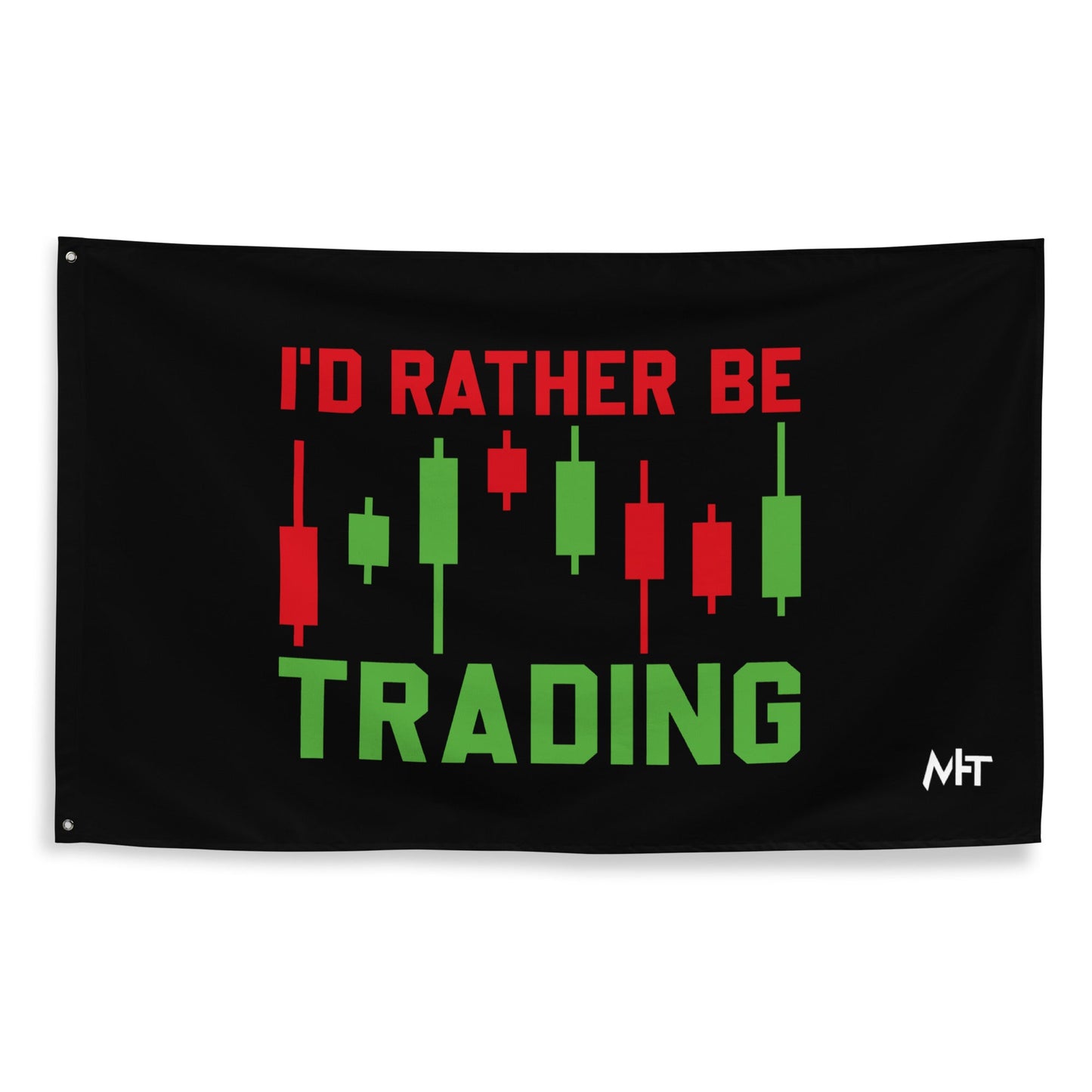 I'd rater be Trading ( Tanvir ) - Flag by DarkByteGear