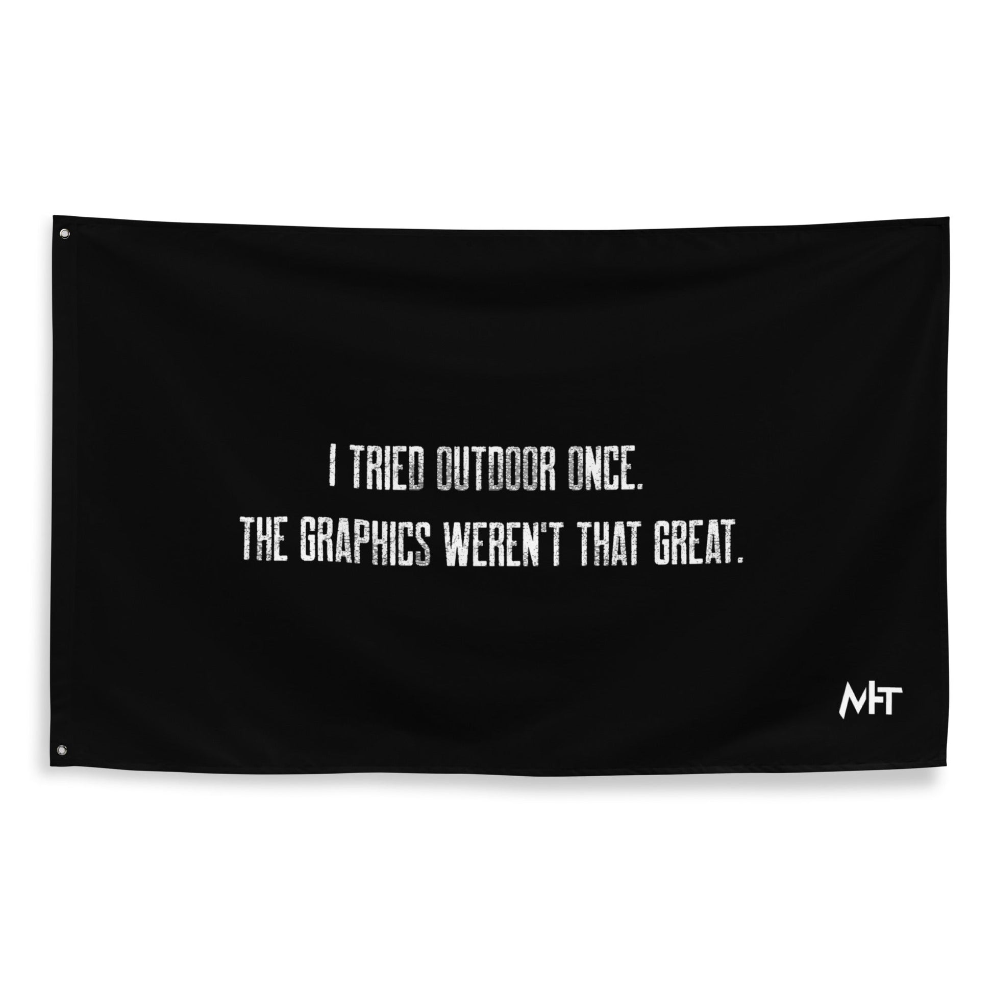 I Tried outdoor once, but the Graphics Weren't that good V2 - Flag by DarkByteGear