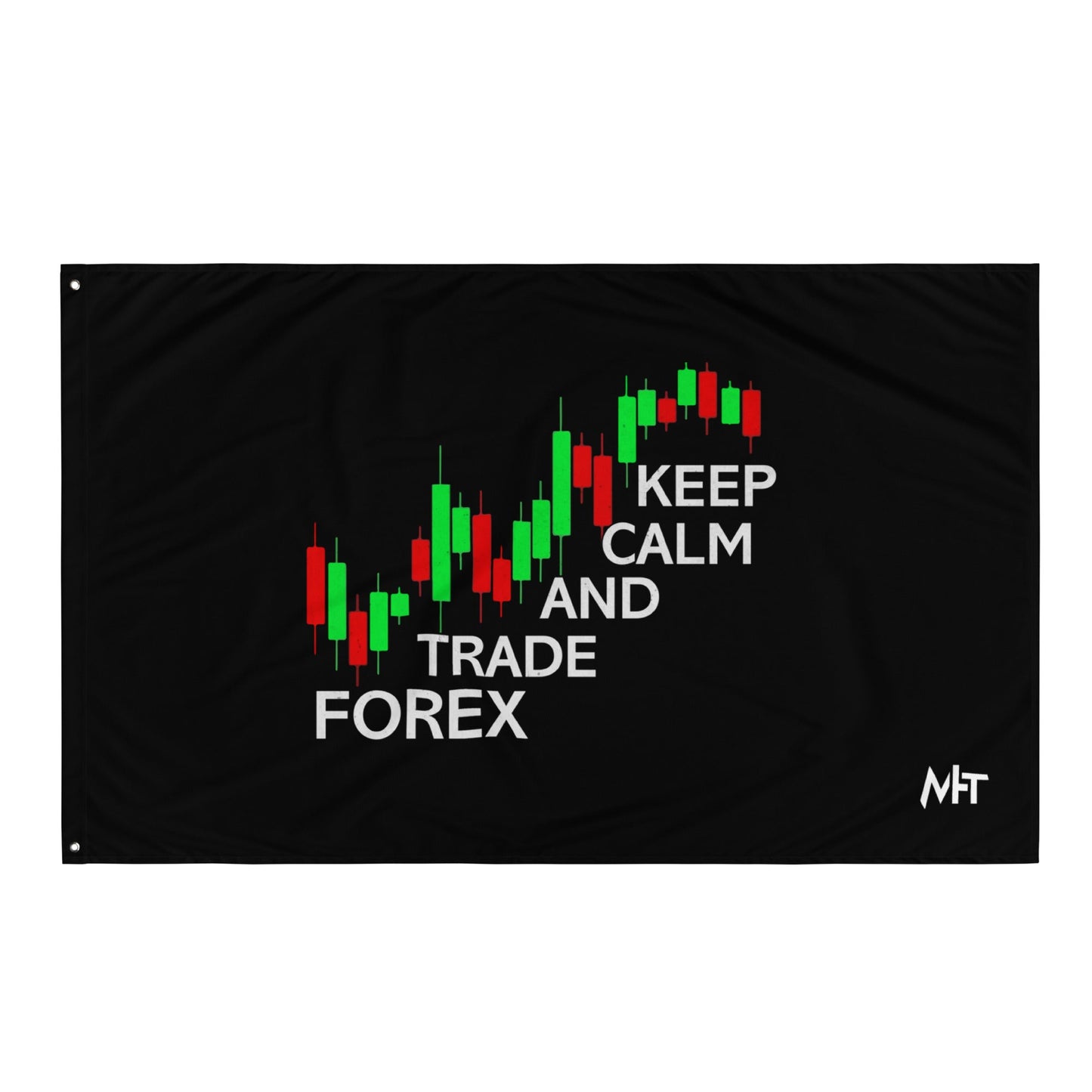 Keep Calm and Trade Forex - Flag by DarkByteGear