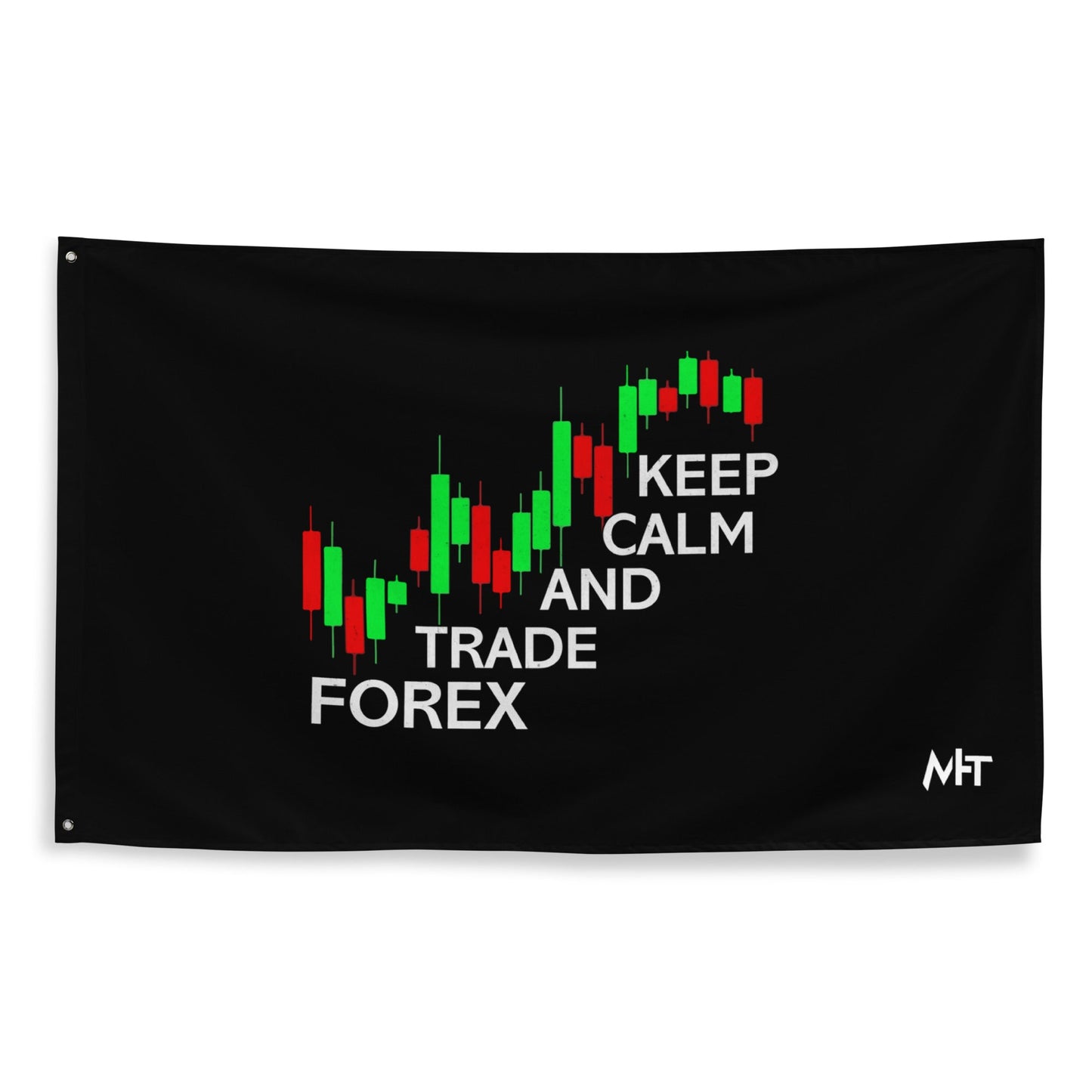 Keep Calm and Trade Forex - Flag by DarkByteGear