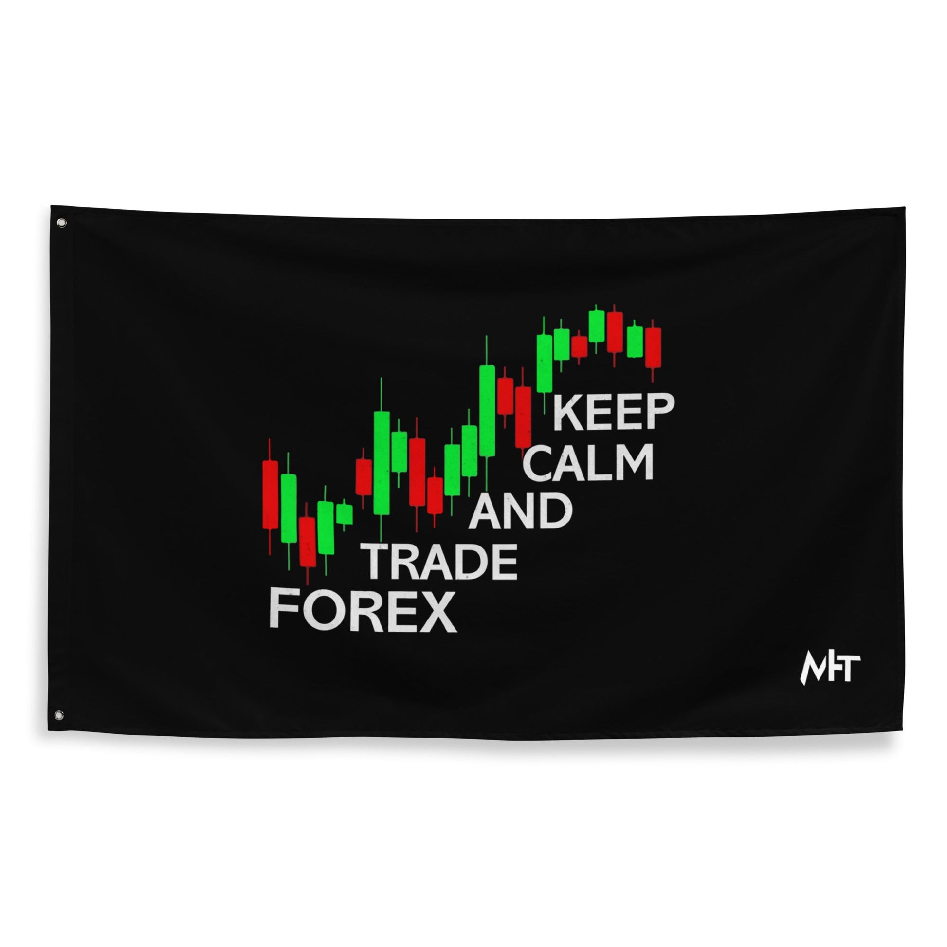 Keep Calm and Trade Forex - Flag by DarkByteGear