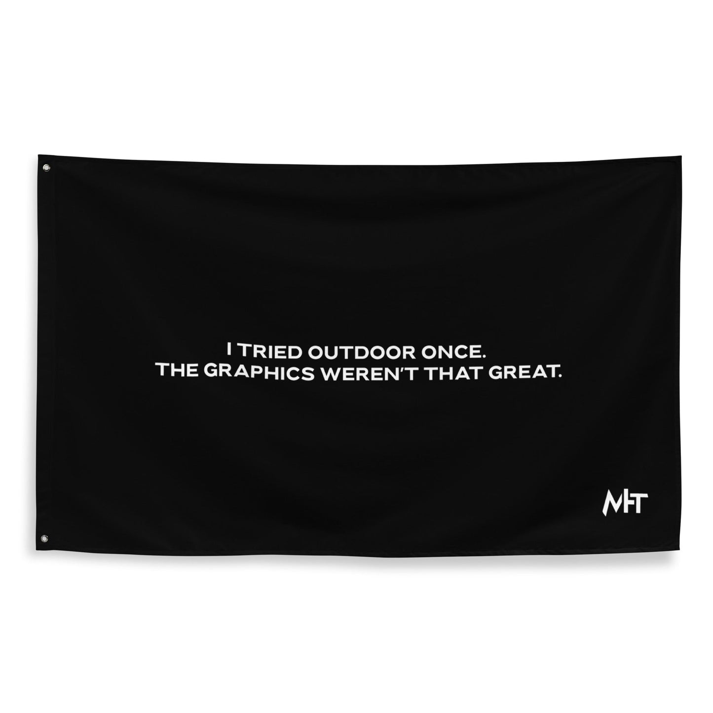 I Tried outdoor once, but the Graphics Weren't that good V1 - Flag by DarkByteGear
