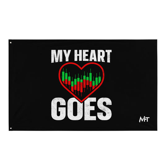 My Heart Goes - Flag by DarkByteGear