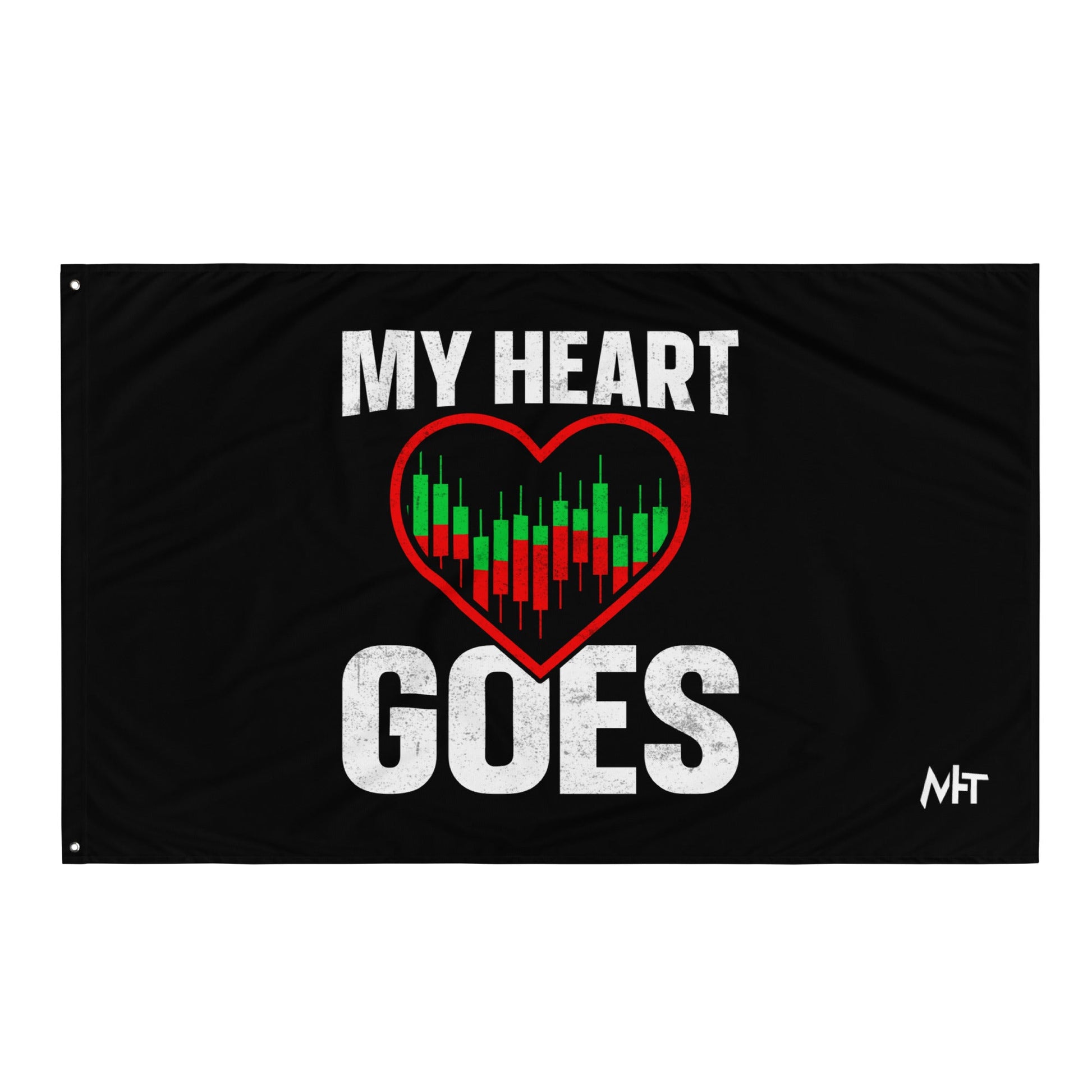 My Heart Goes - Flag by DarkByteGear