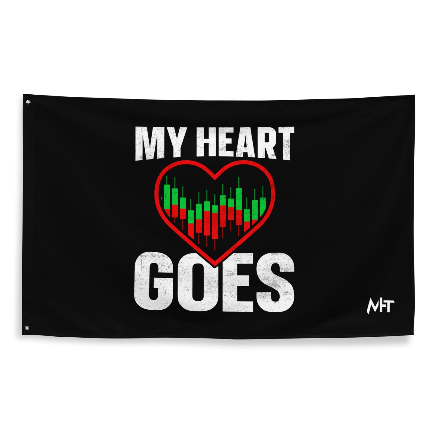 My Heart Goes - Flag by DarkByteGear