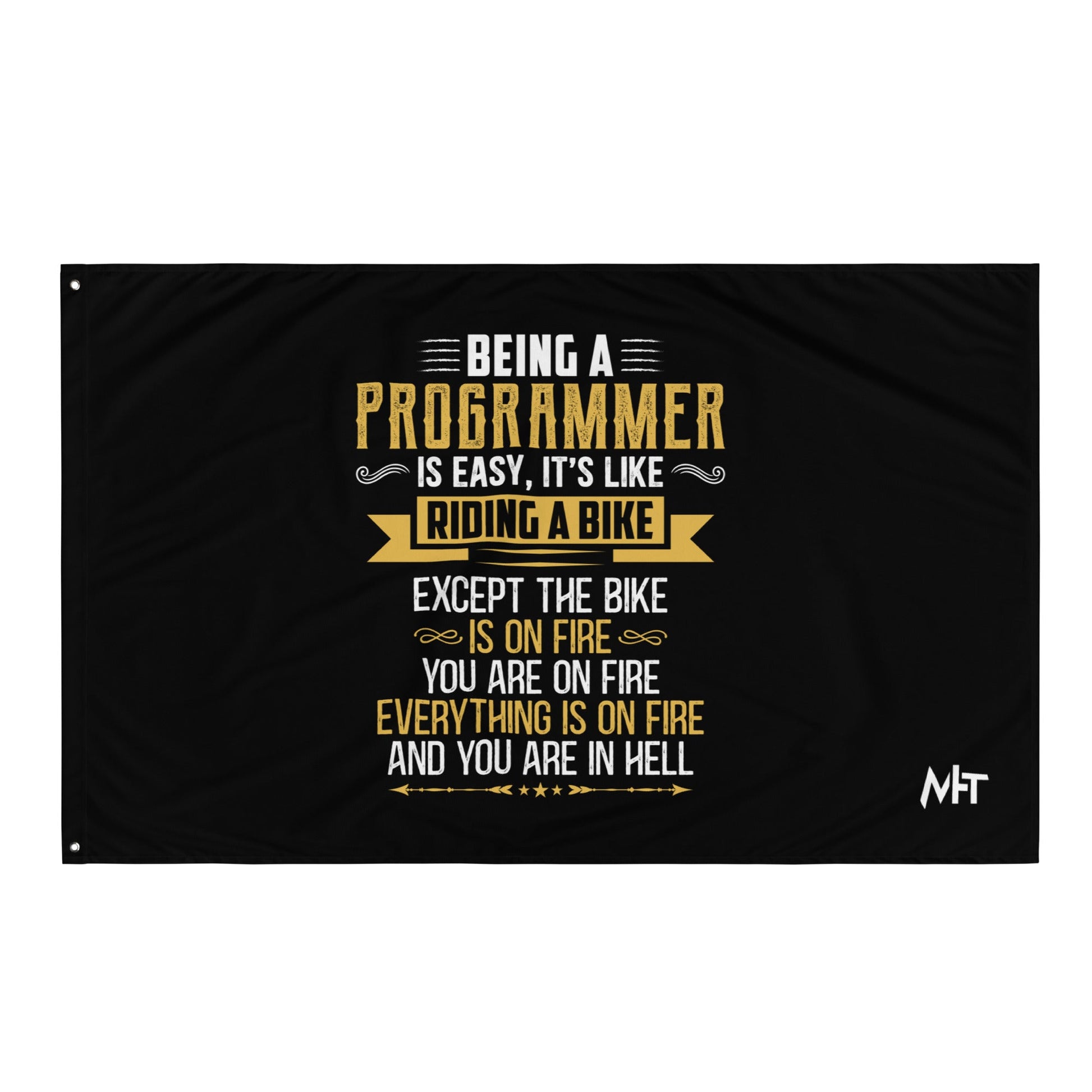 Being a Programmer is easy V2 - Flag by DarkByteGear