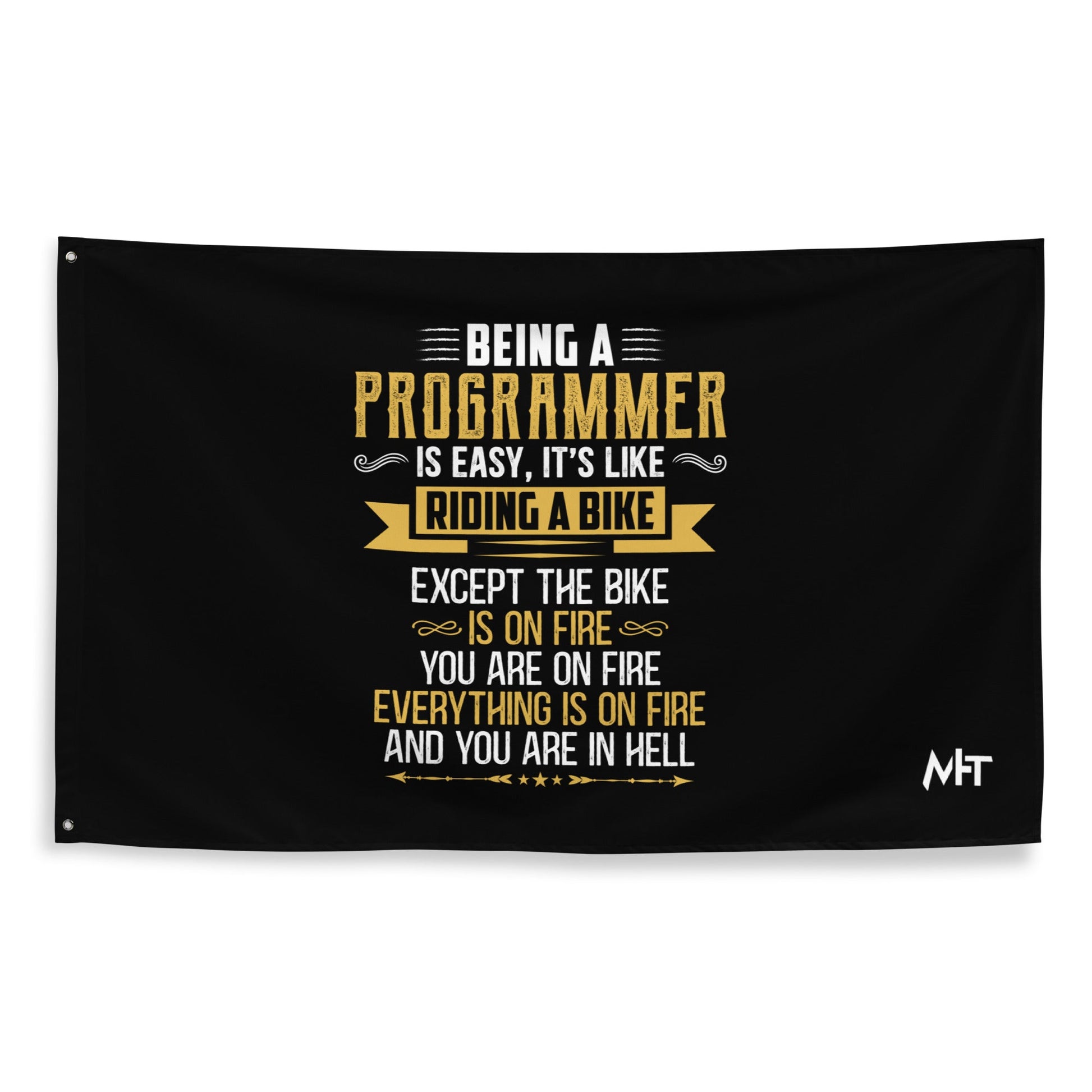 Being a Programmer is easy V2 - Flag by DarkByteGear
