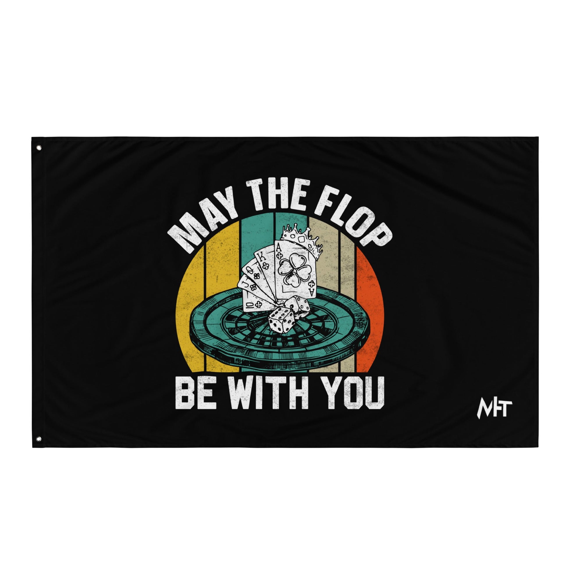 May the Flop be with you - Flag by DarkByteGear