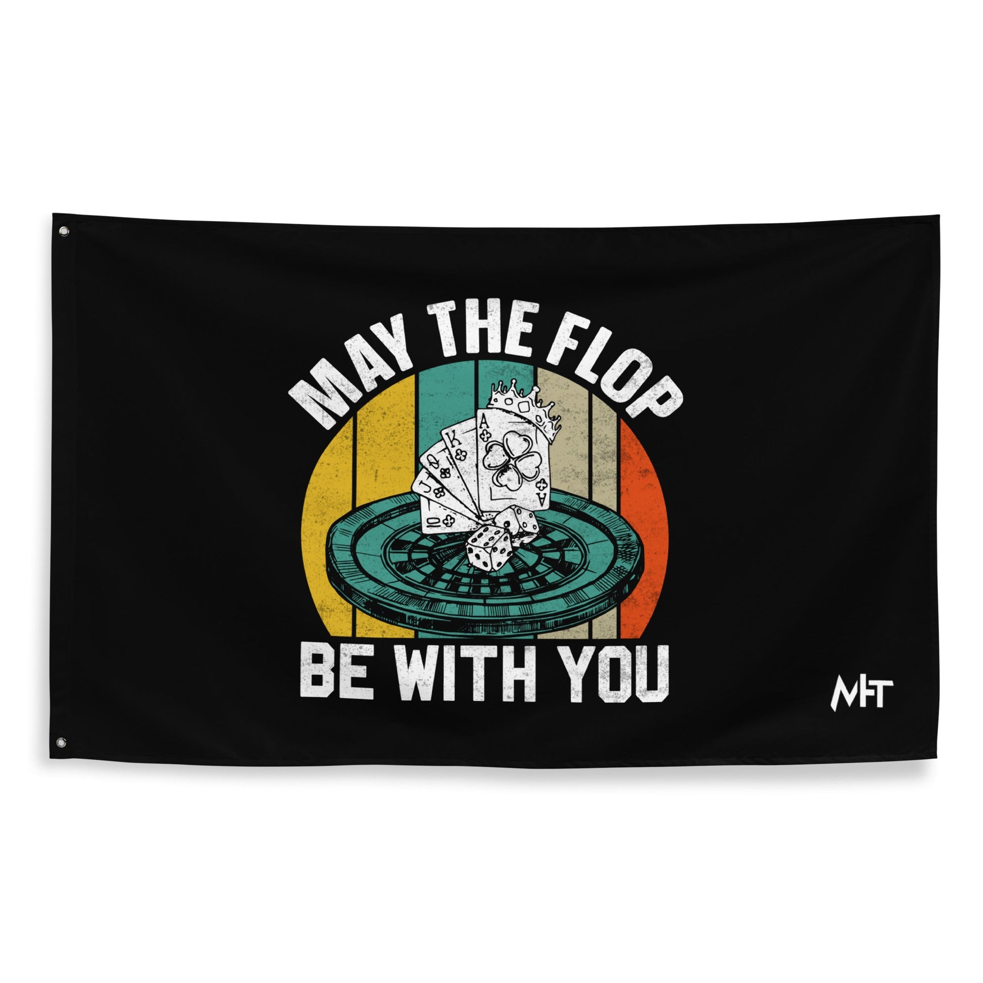 May the Flop be with you - Flag by DarkByteGear