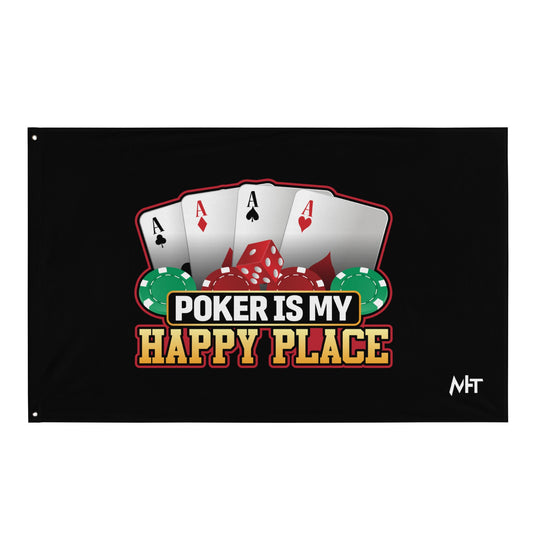 Poker Dad is like a Normal Dad but much Cooler - Flag by DarkByteGear