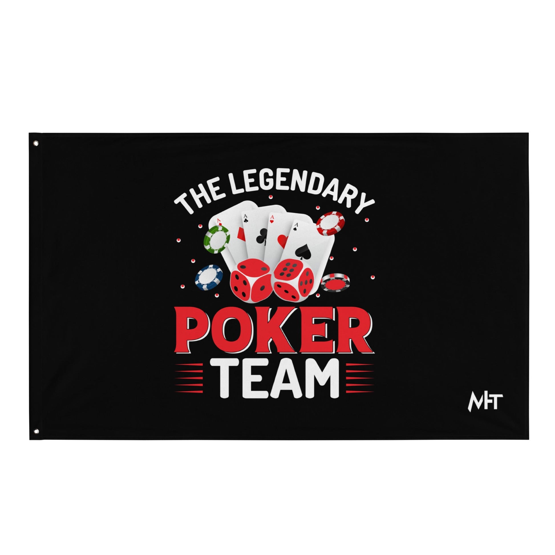 The Legendary Poker Team - Flag by DarkByteGear