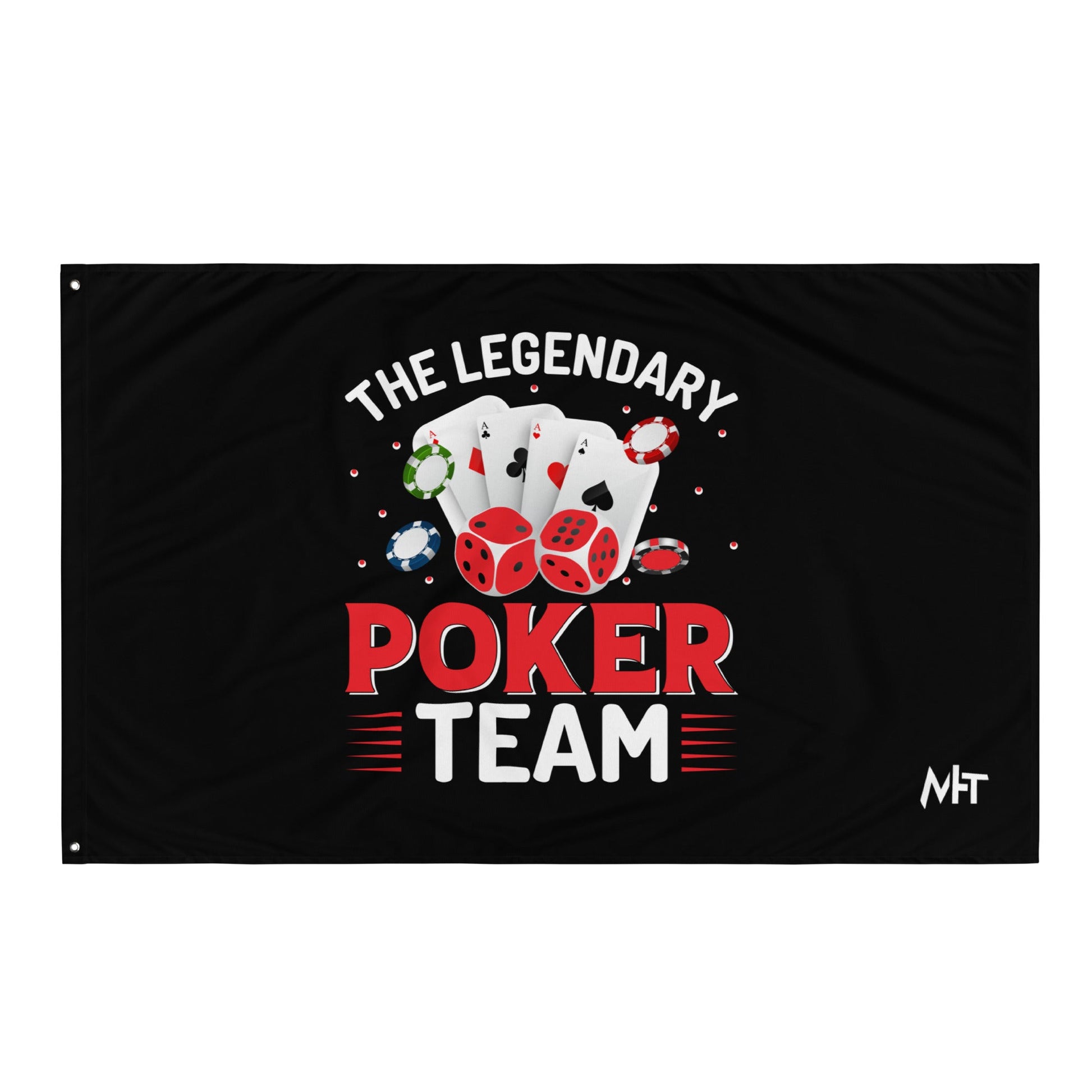 The Legendary Poker Team - Flag by DarkByteGear