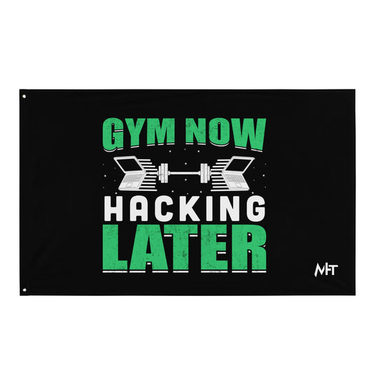 Gym now, hacking later - Flag by DarkByteGear