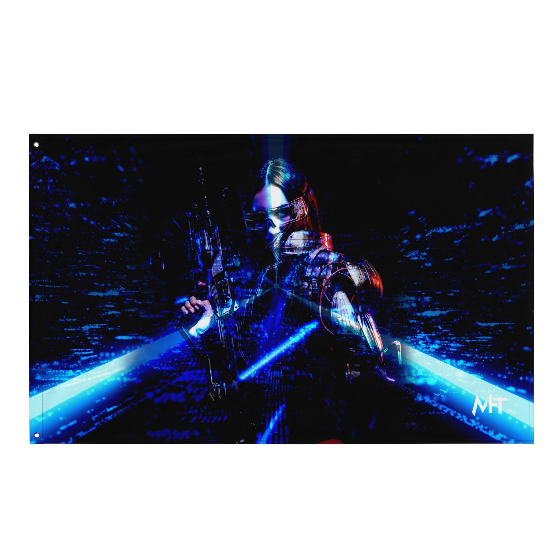 Cyberware Sentinel v1.0 - Flag by DarkByteGear