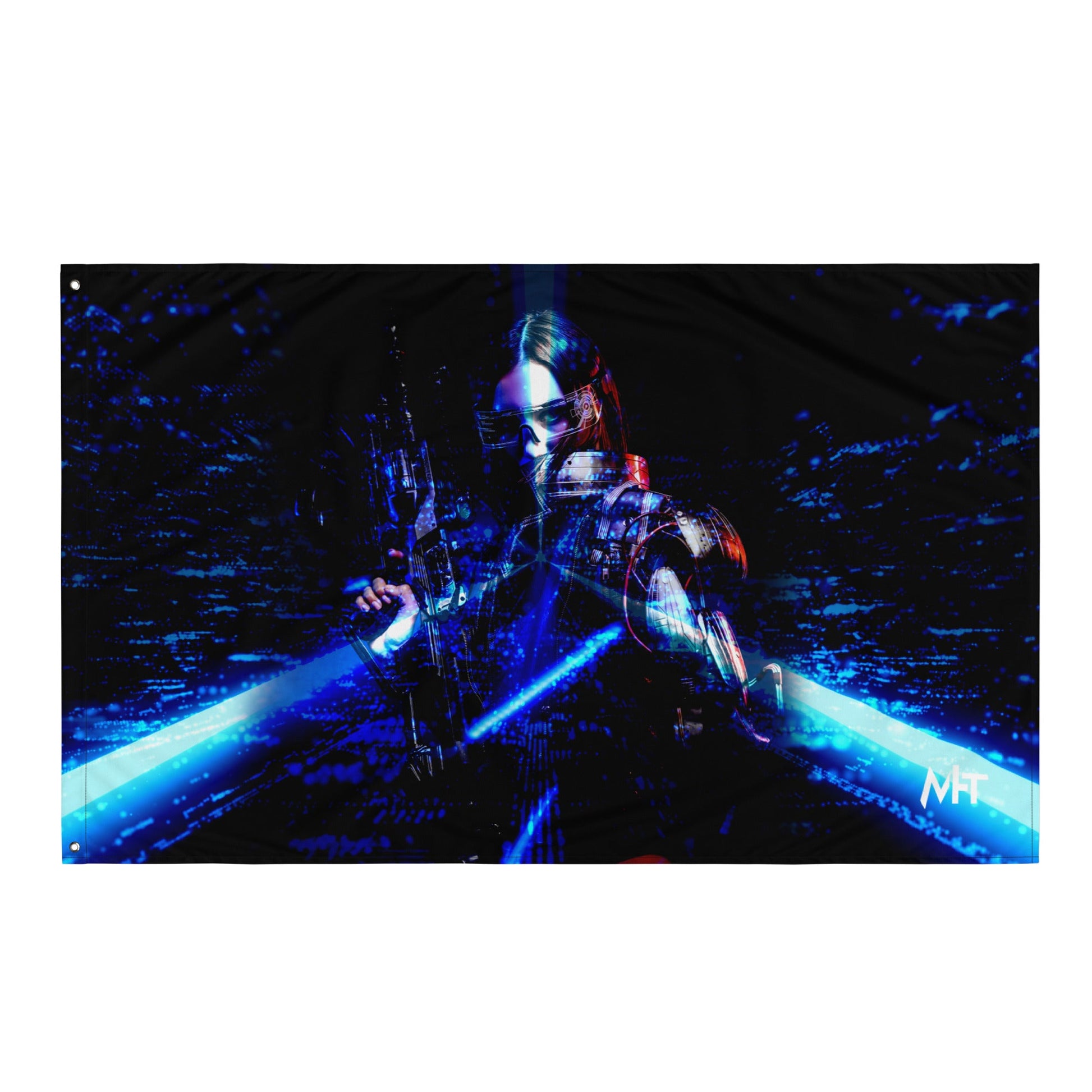 Cyberware Sentinel v1.0 - Flag by DarkByteGear