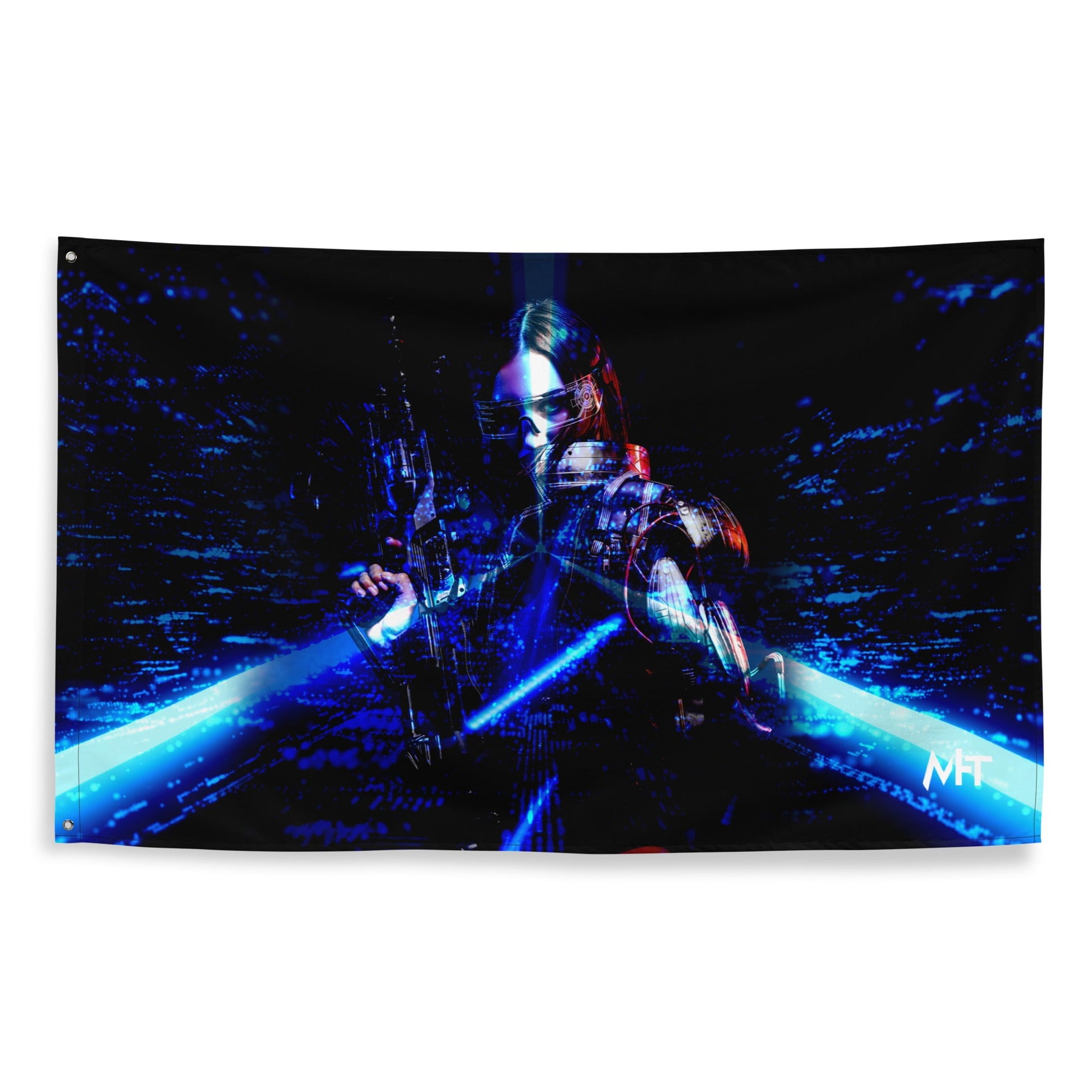 Cyberware Sentinel v1.0 - Flag by DarkByteGear