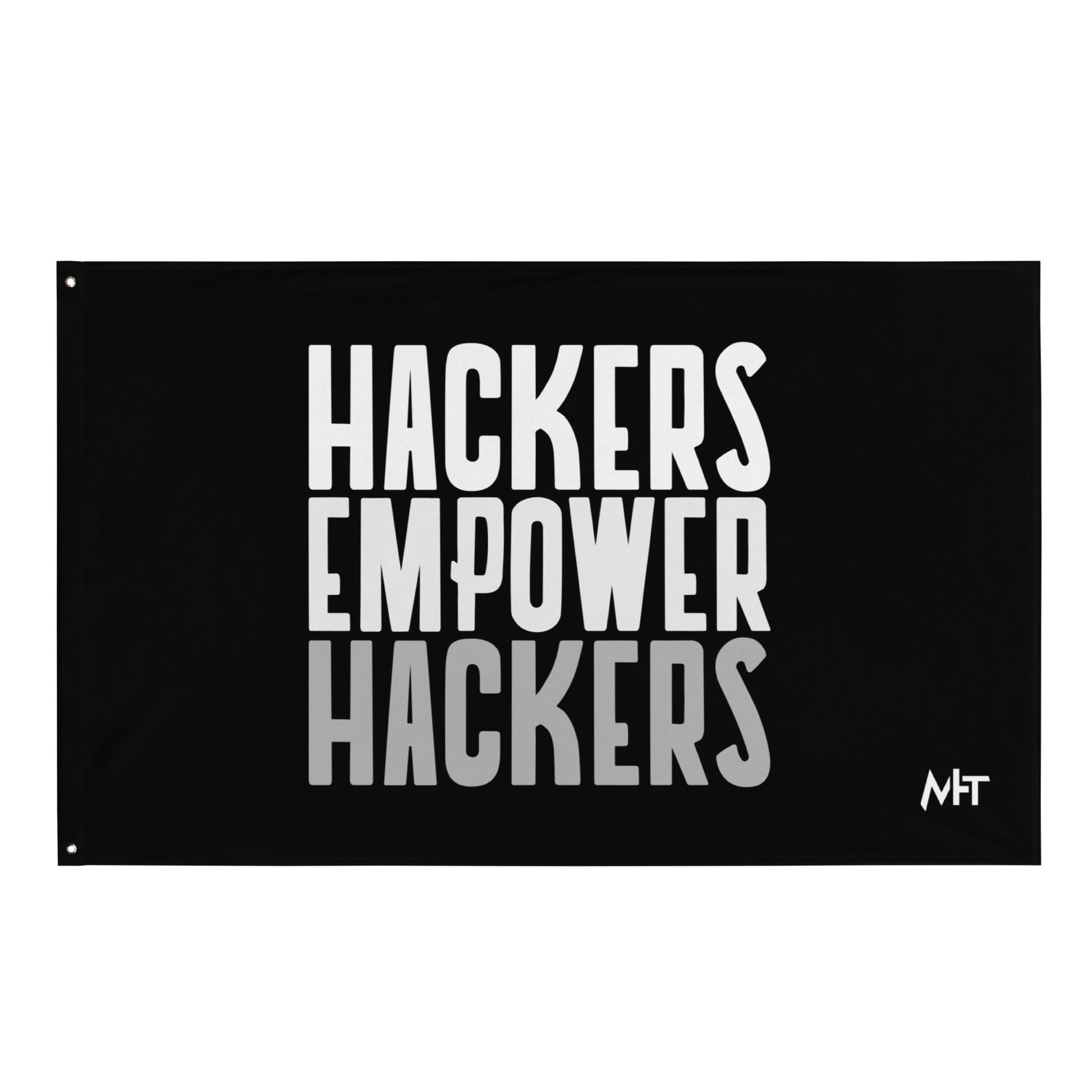 Hackers Empower Hackers - Flag by DarkByteGear