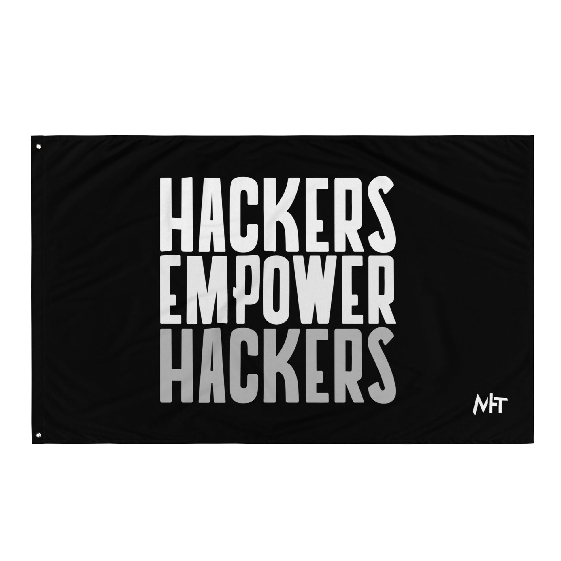 Hackers Empower Hackers - Flag by DarkByteGear