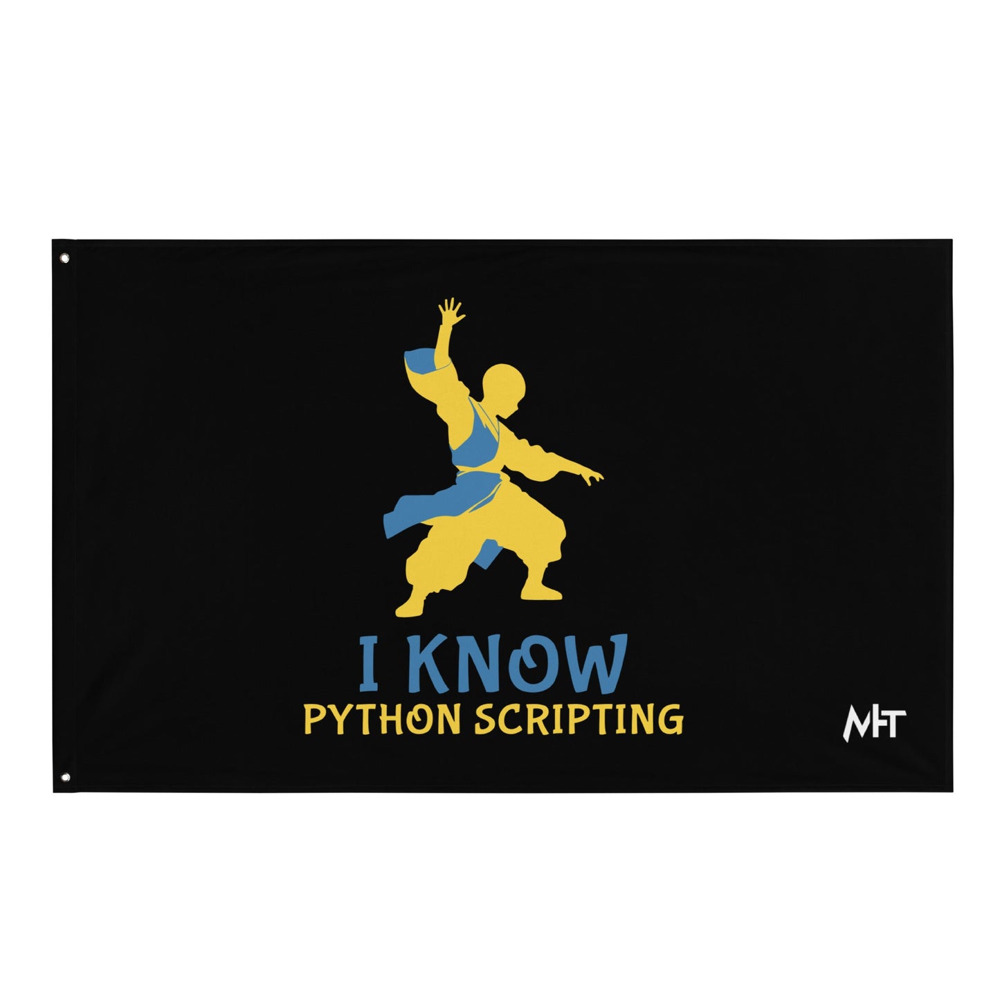 I Know Python Scripting - Flag by DarkByteGear