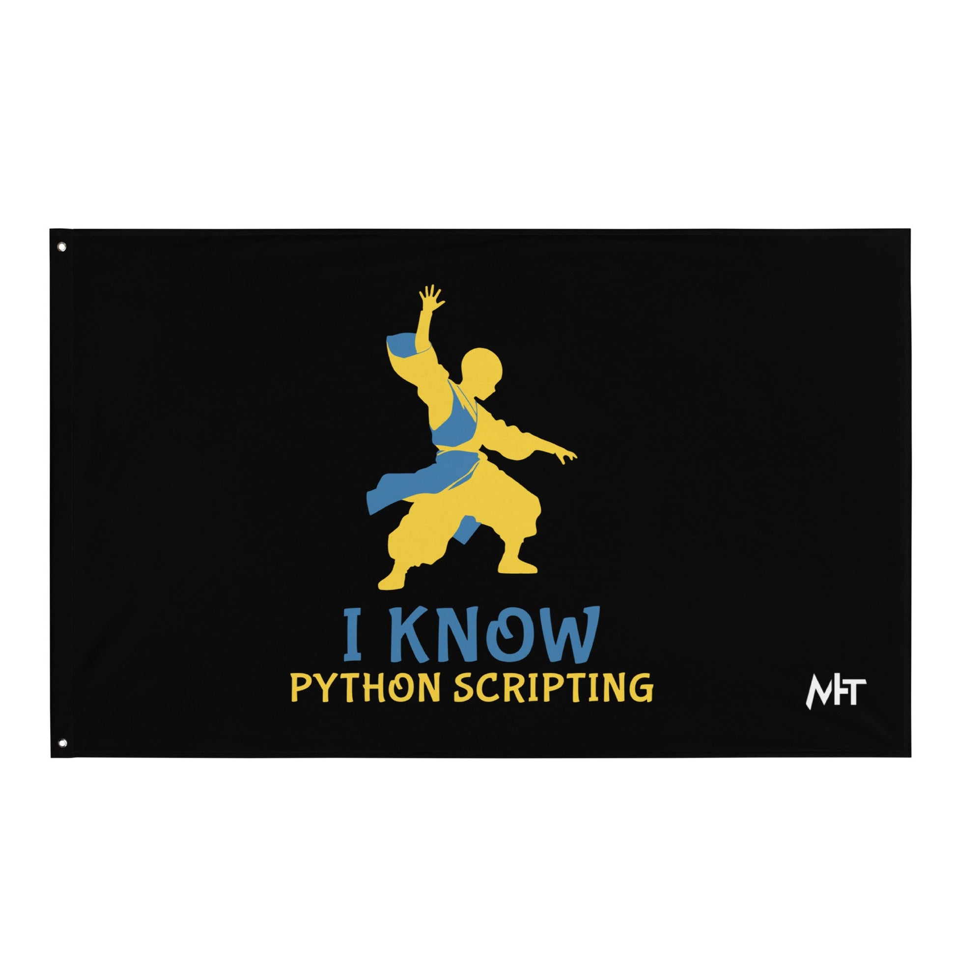 I Know Python Scripting - Flag by DarkByteGear