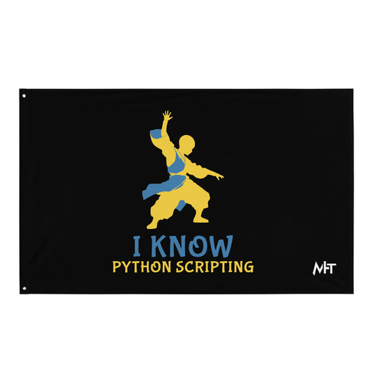 I Know Python Scripting - Flag by DarkByteGear
