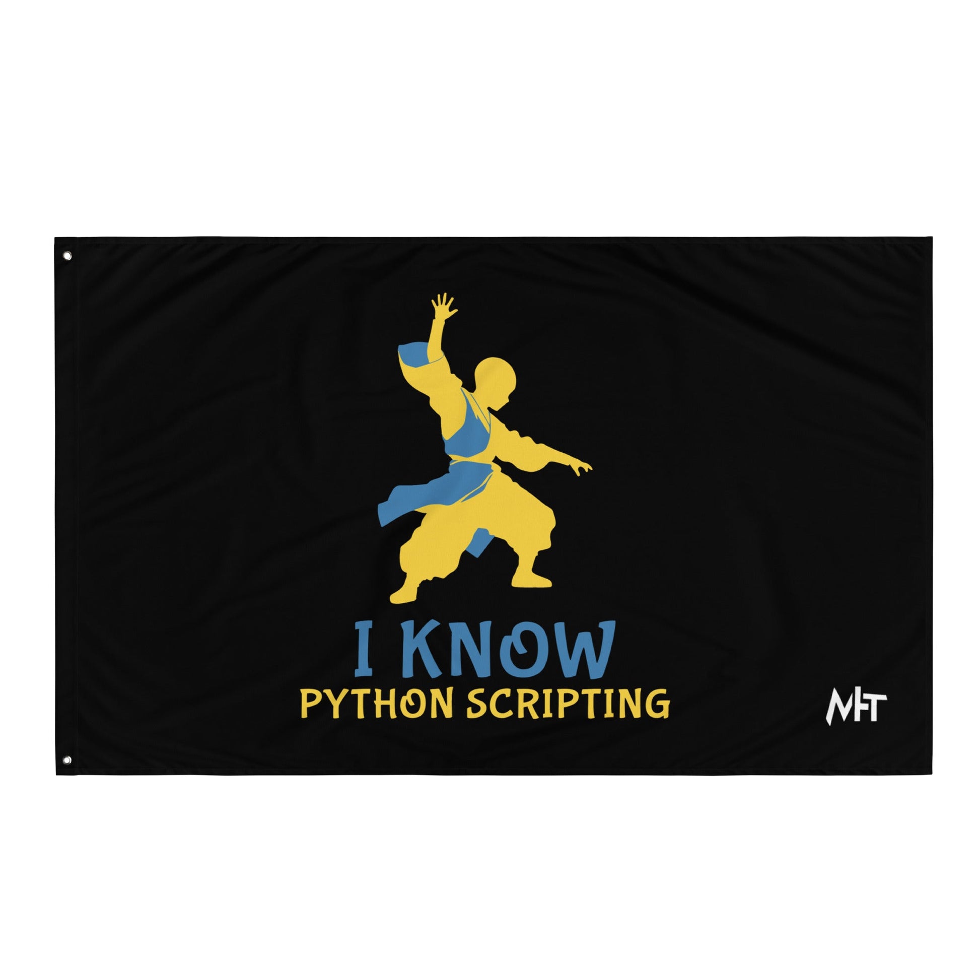 I Know Python Scripting - Flag by DarkByteGear
