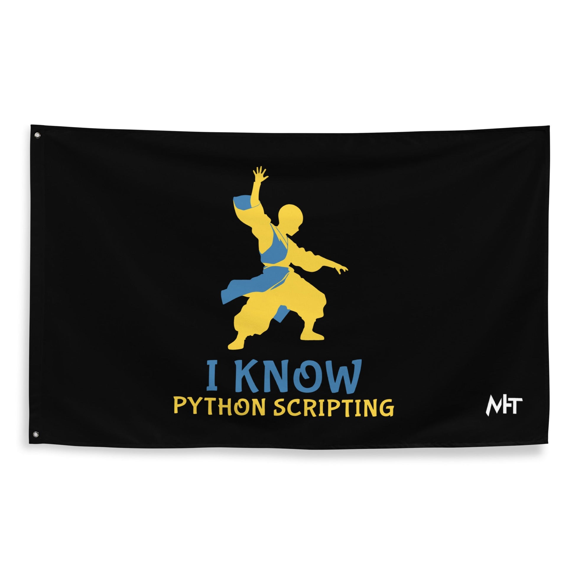 I Know Python Scripting - Flag by DarkByteGear