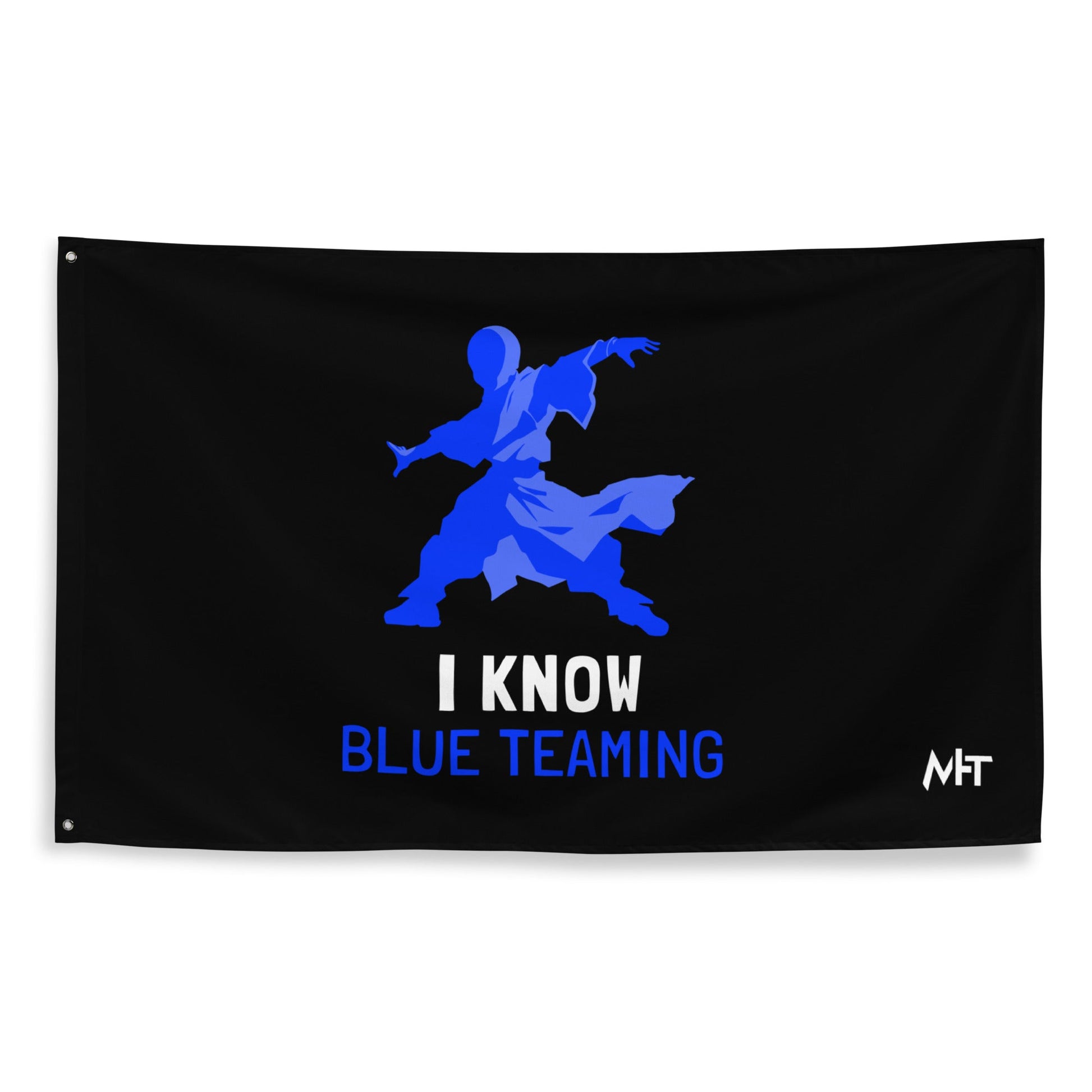 I Know Blue Teaming - Flag by DarkByteGear