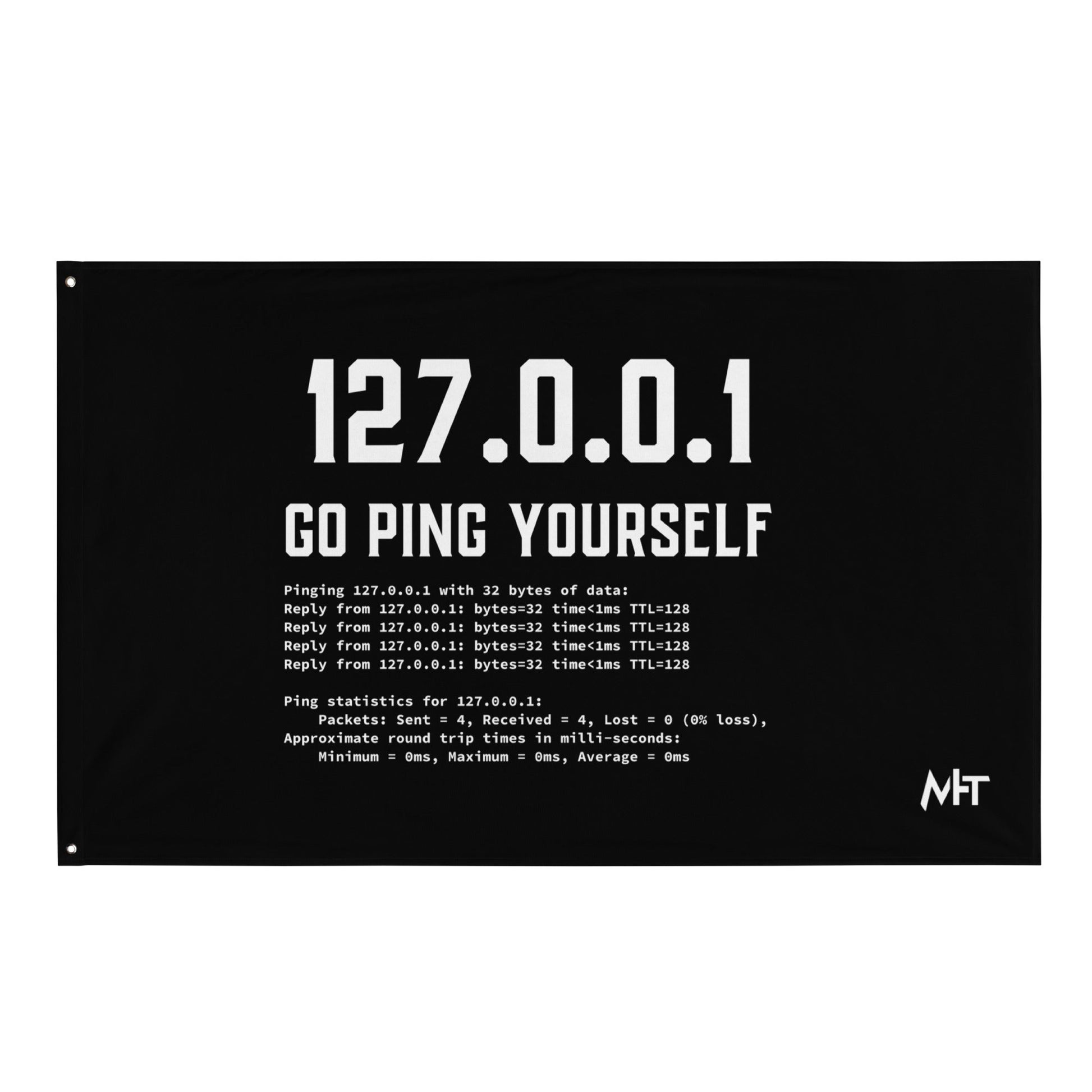 Go ping yourself - Flag by DarkByteGear
