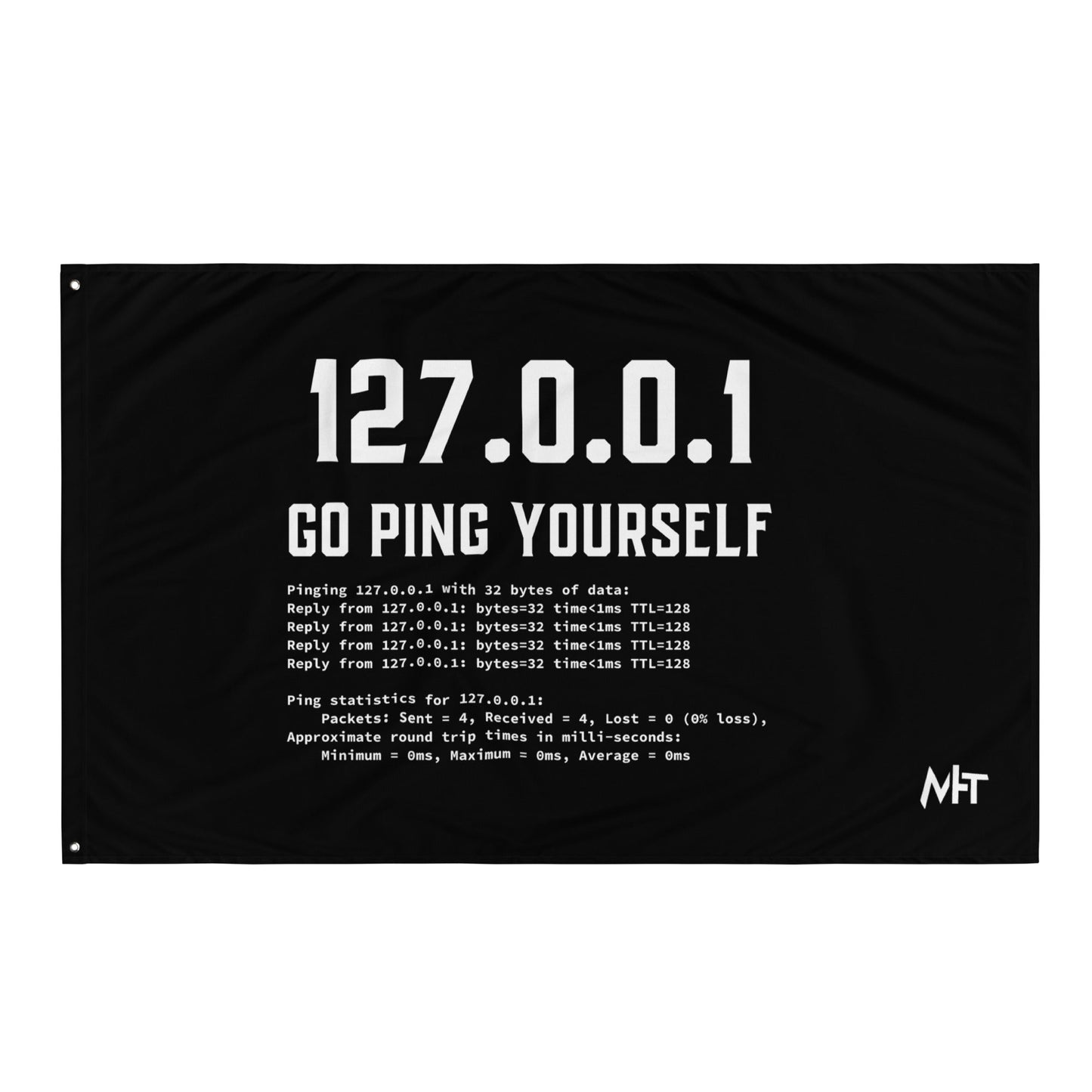 Go ping yourself - Flag by DarkByteGear