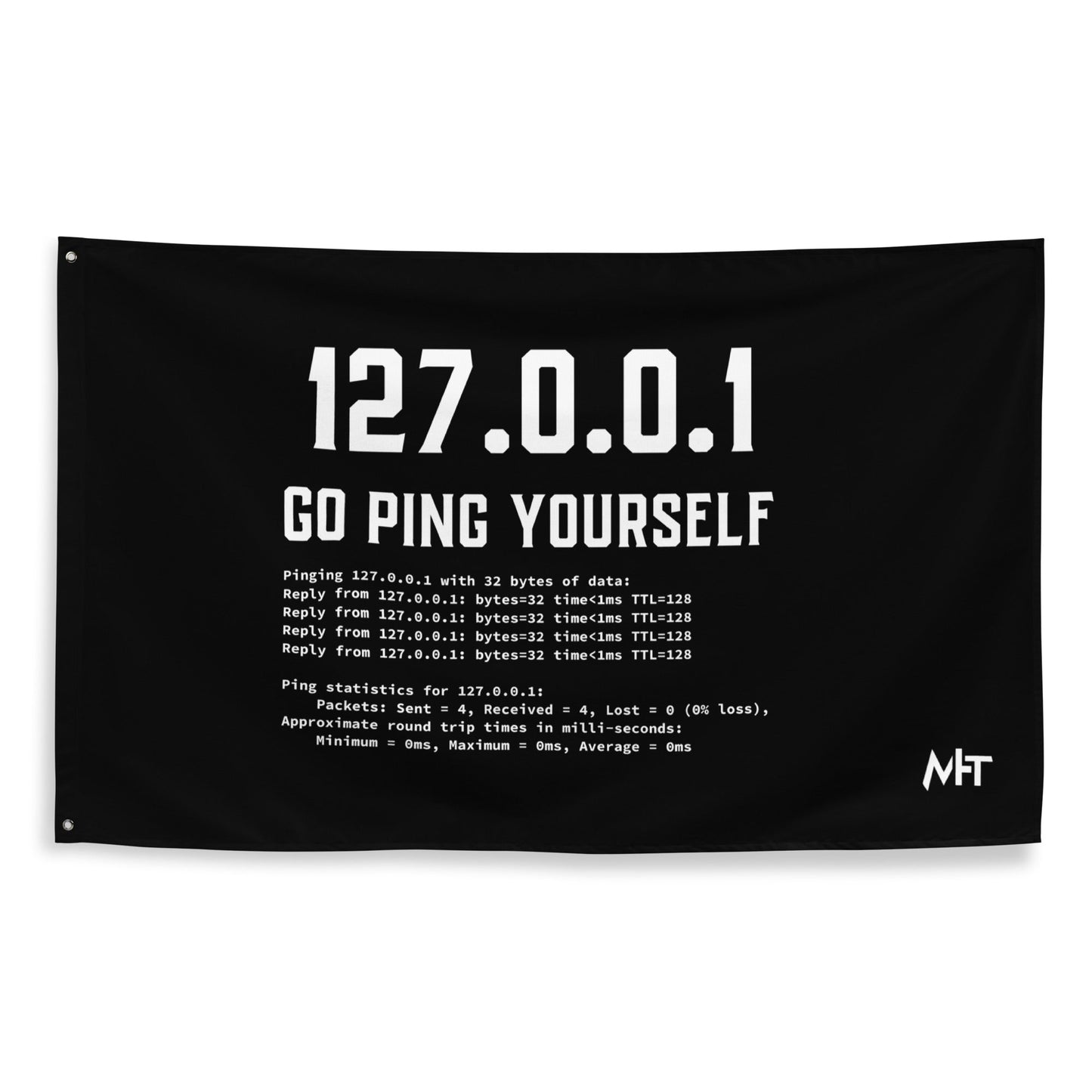 Go ping yourself - Flag by DarkByteGear