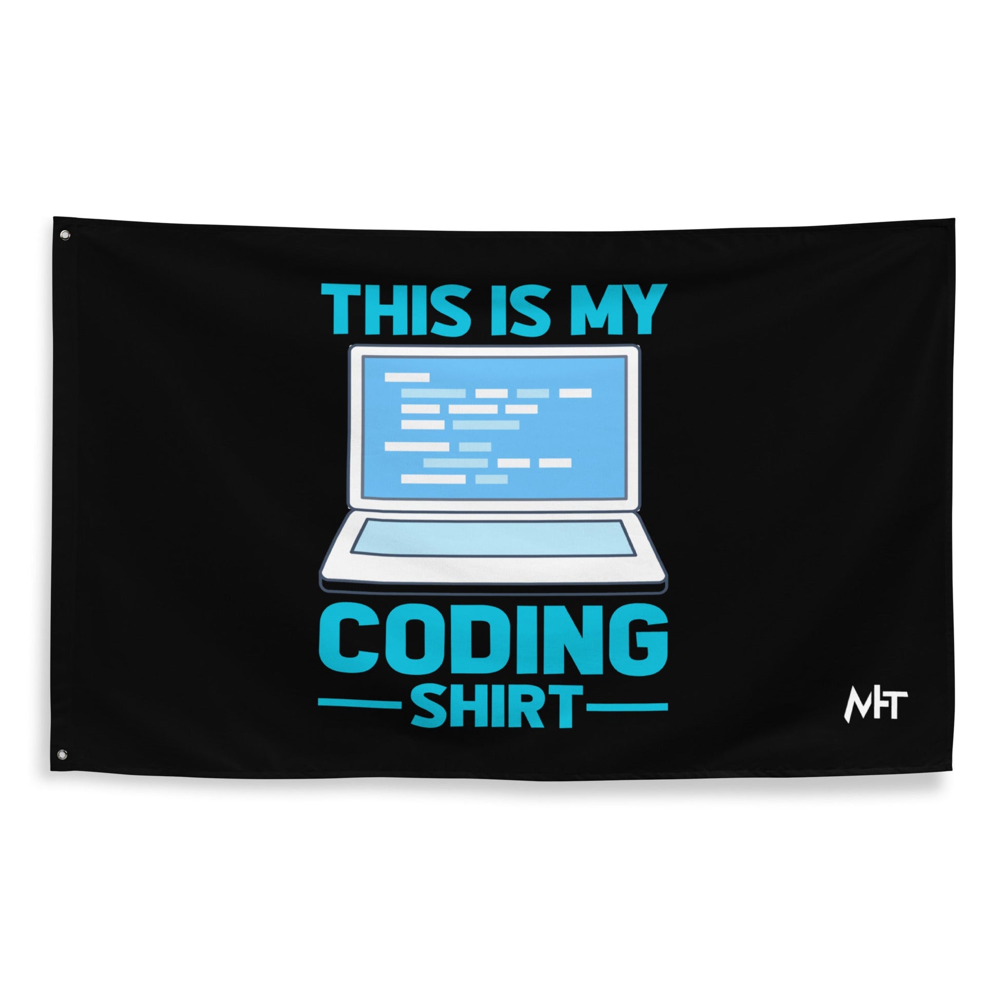This is my coding shirt - Flag by DarkByteGear