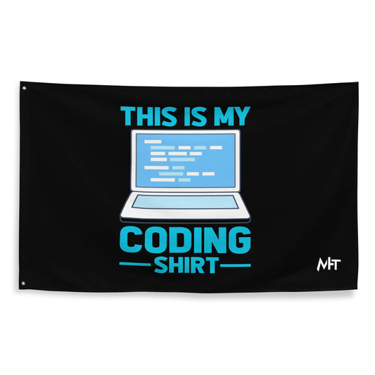 This is my coding shirt - Flag by DarkByteGear