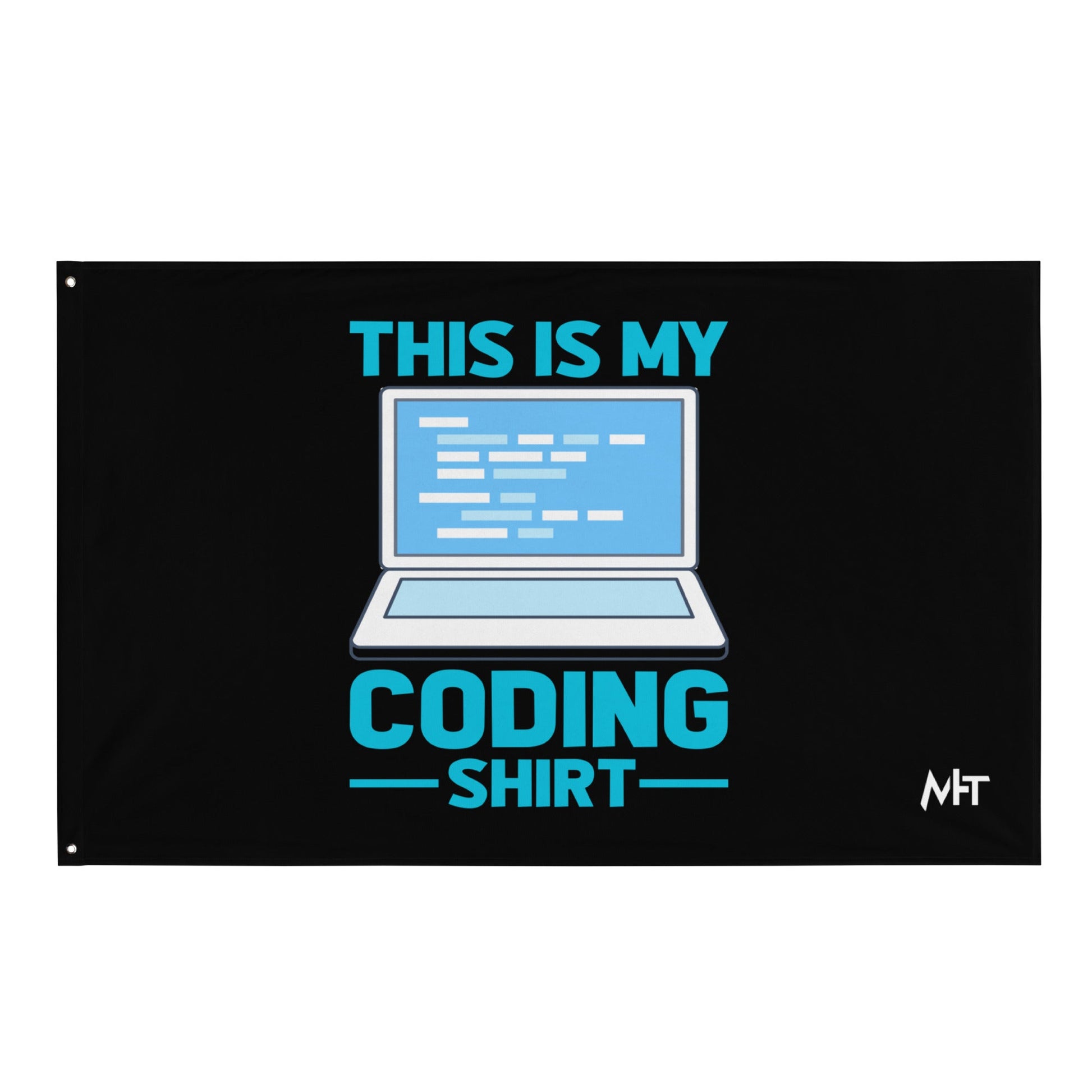 This is my coding shirt - Flag by DarkByteGear