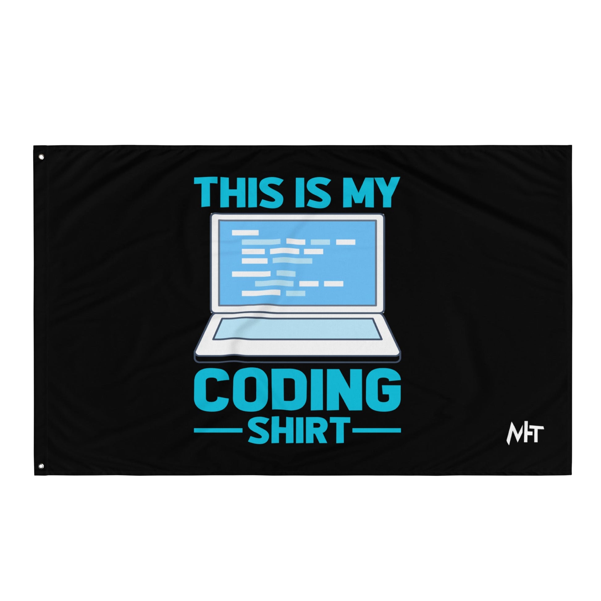 This is my coding shirt - Flag by DarkByteGear