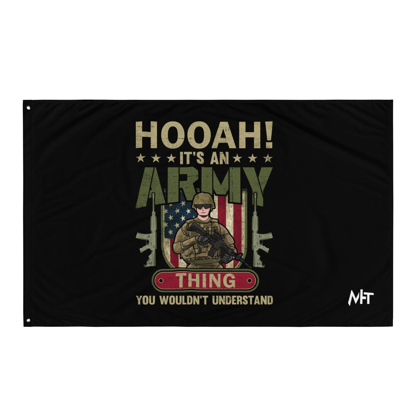 HOOAH! It's an Army thing you wouldn't understand - Flag by DarkByteGear