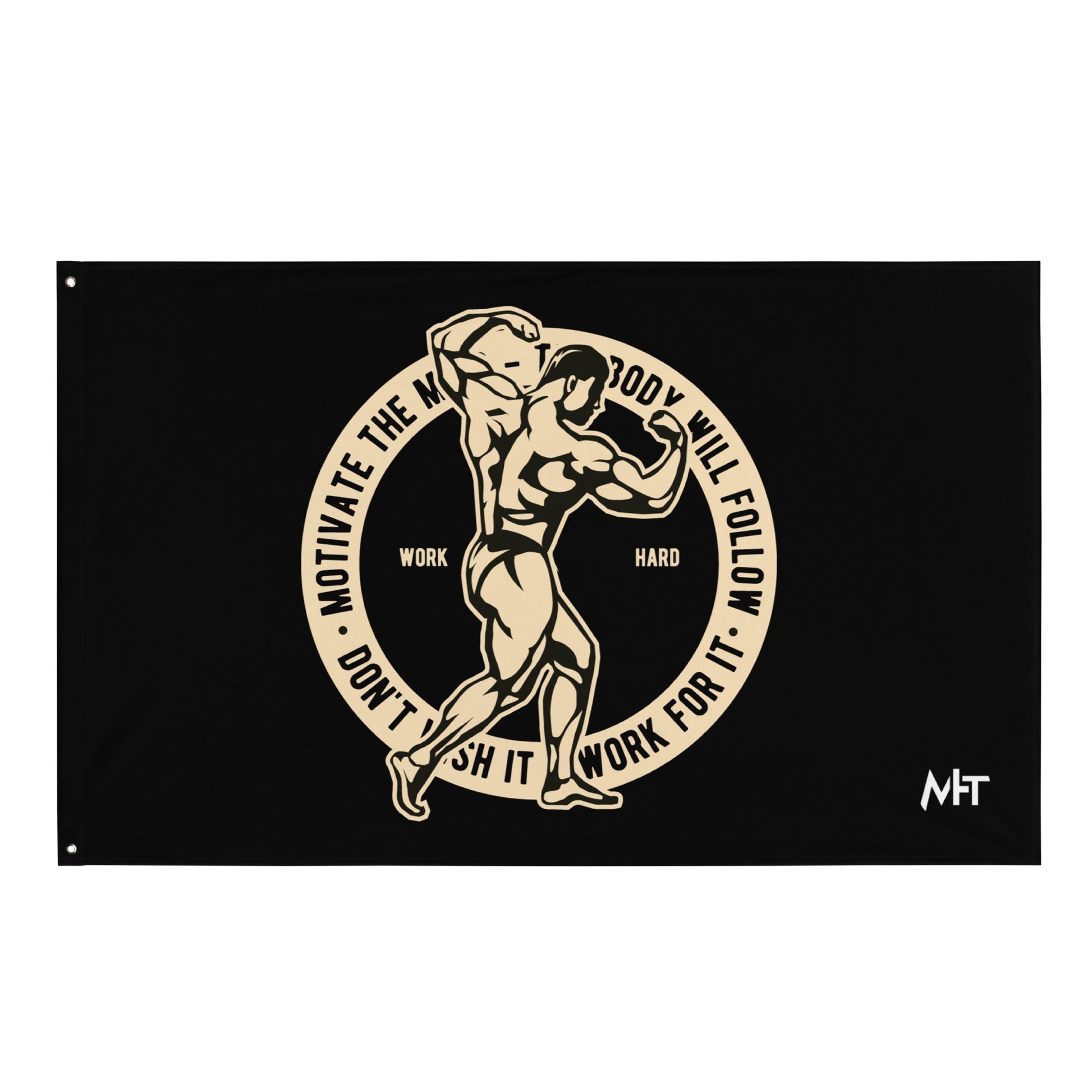 Motivate the Mind - Flag by DarkByteGear